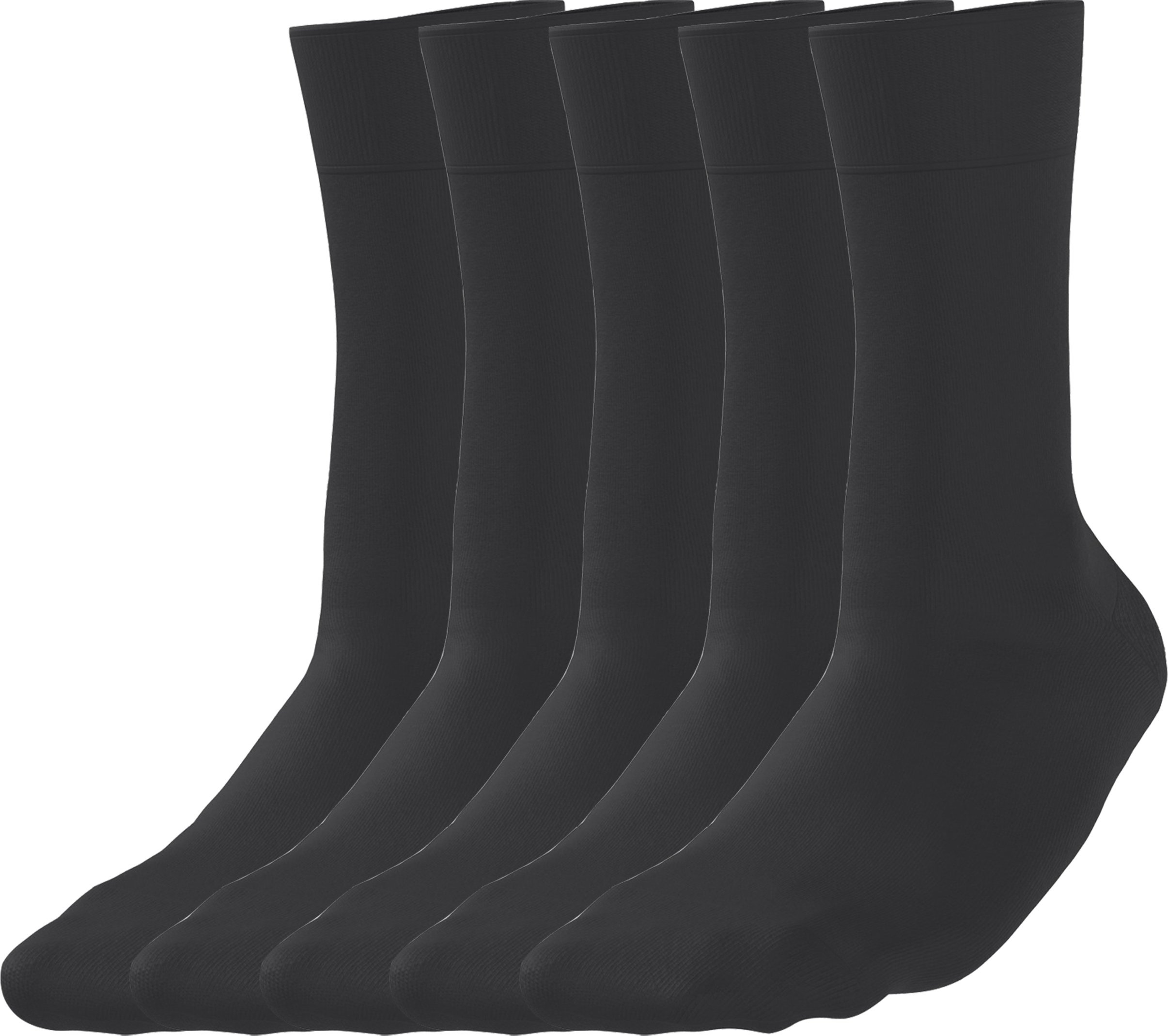 esmara Men Herren Socken 5er (Schwarz, 39-42)