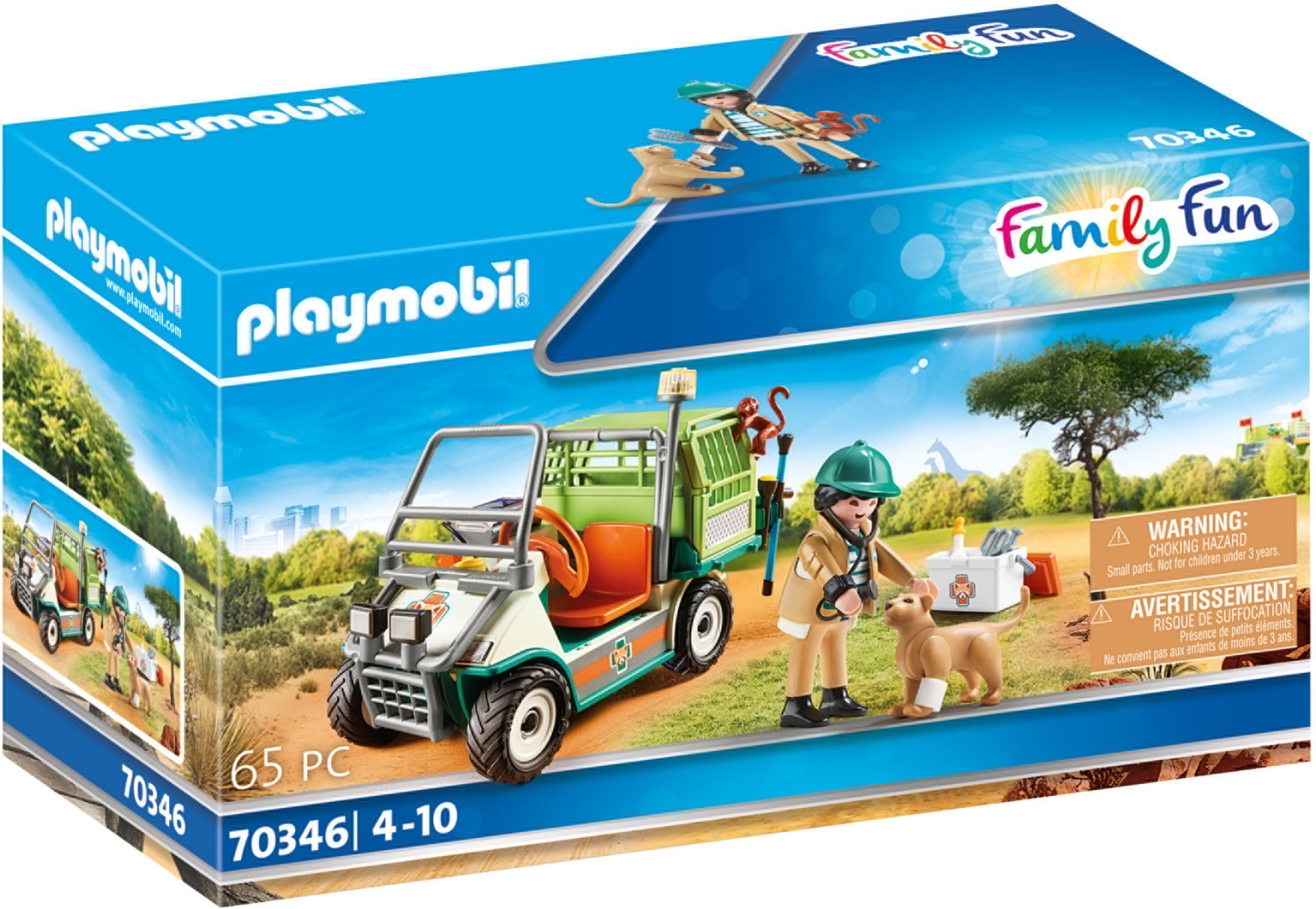 Playmobil 70346 »Zoo-Tierarzt mit Fahrzeug«