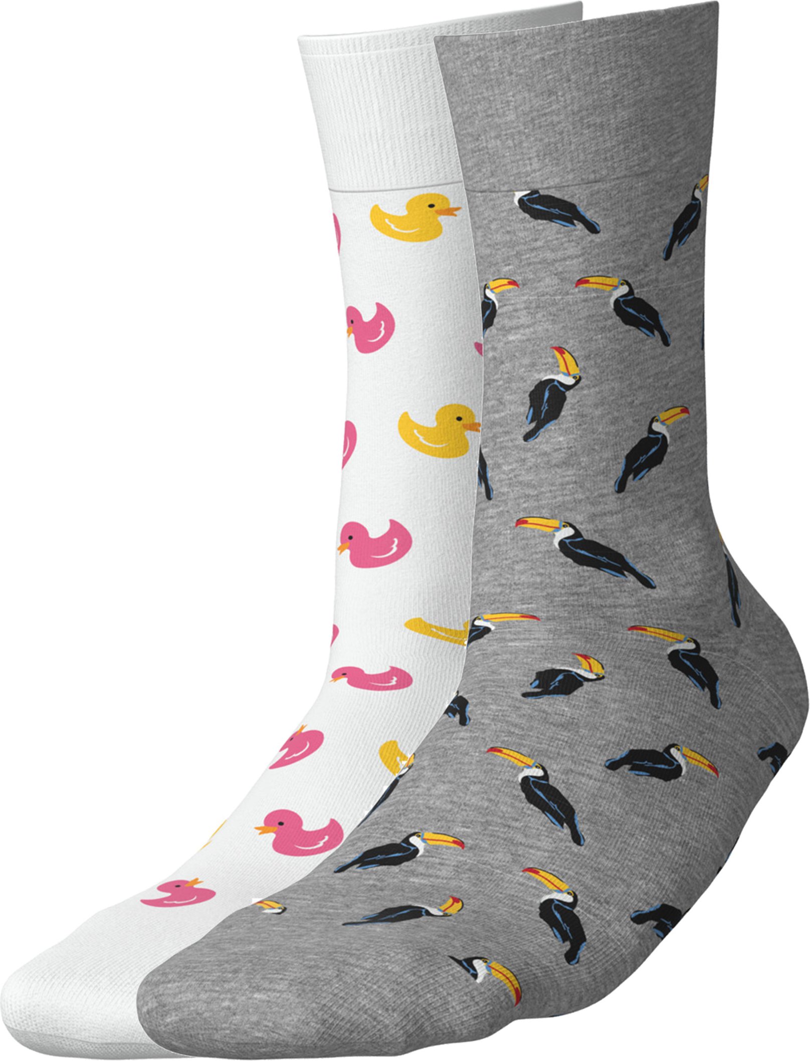 esmara® Damen Herren Socken bunt 2er (Enten/Vögel, 35-38)