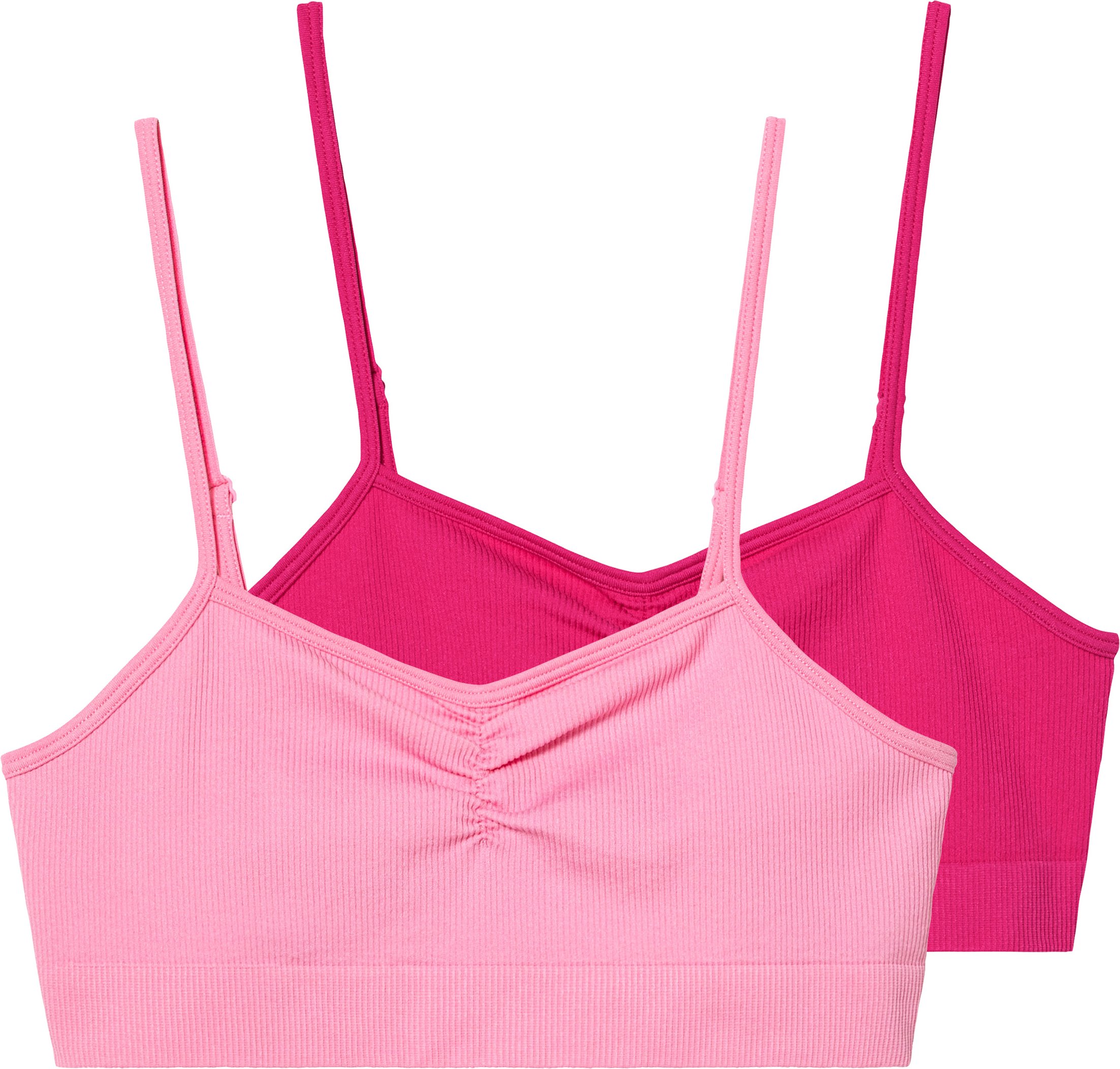 pepperts!® Kinder Mädchen Bustier 2er (158/164, rosa/pink)