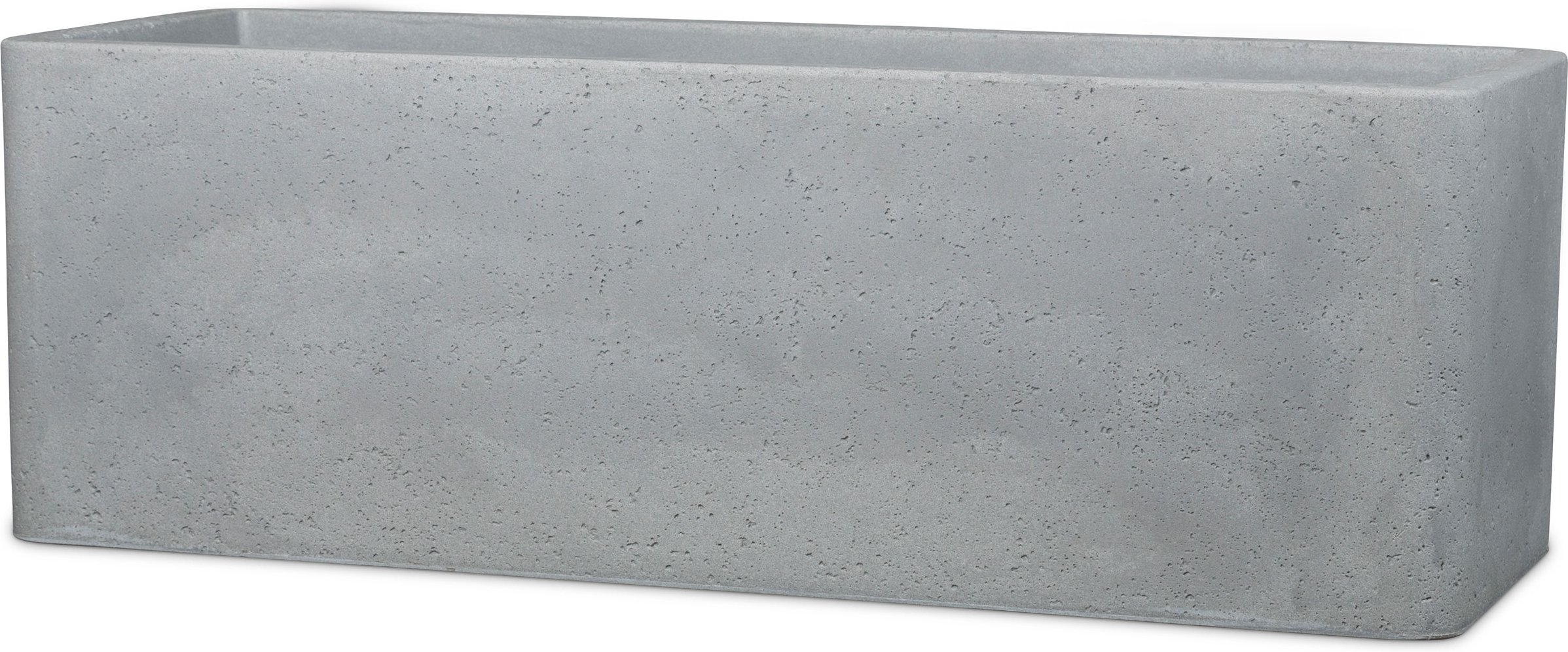 Scheurich Longgefäß »Cube Box«, Kunststoff, quadratisch (Stony Grey, Länge 80 cm)