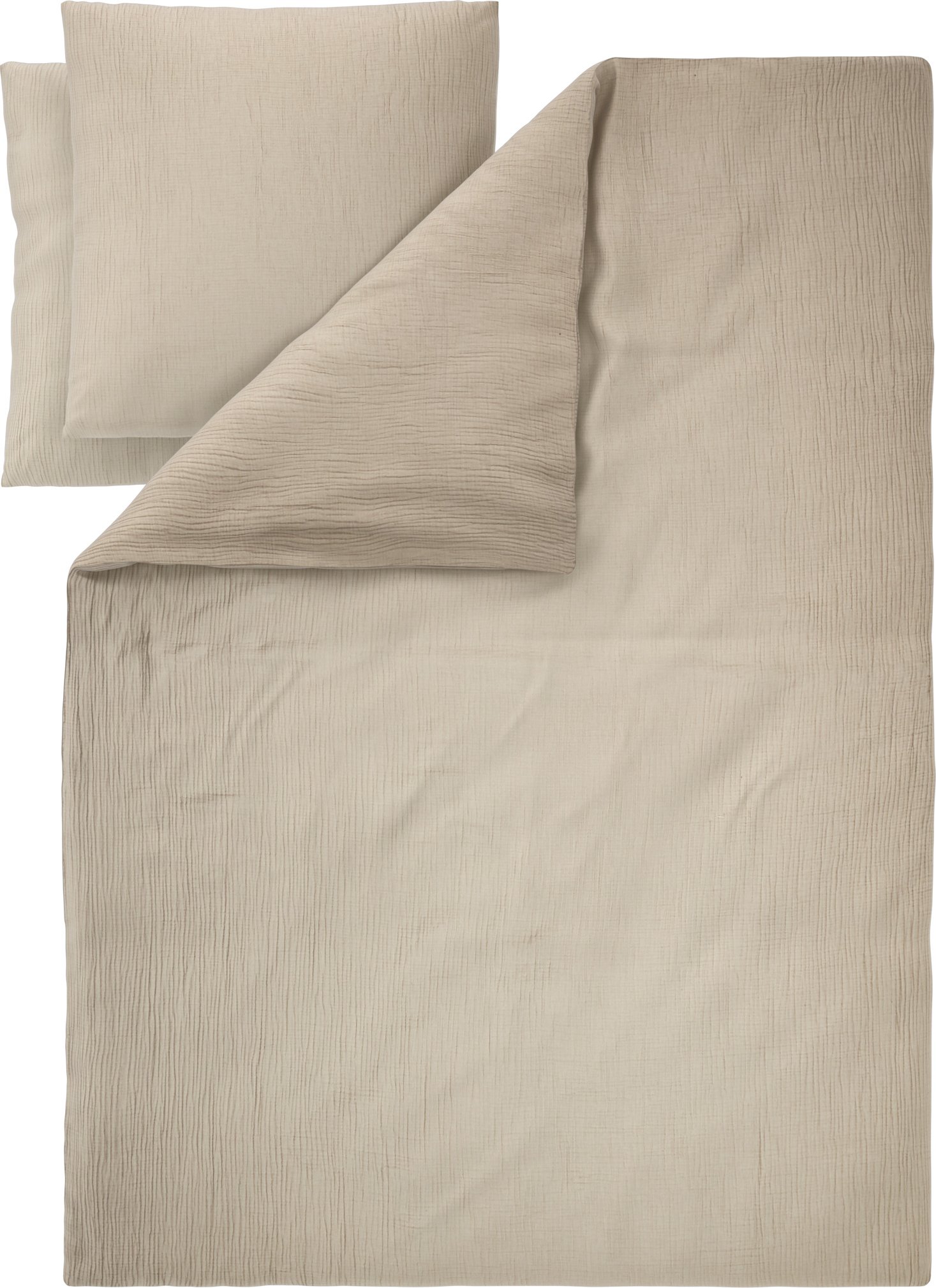 LIVARNO® Bettwäsche Musselin 200 x 220 cm (Beige)