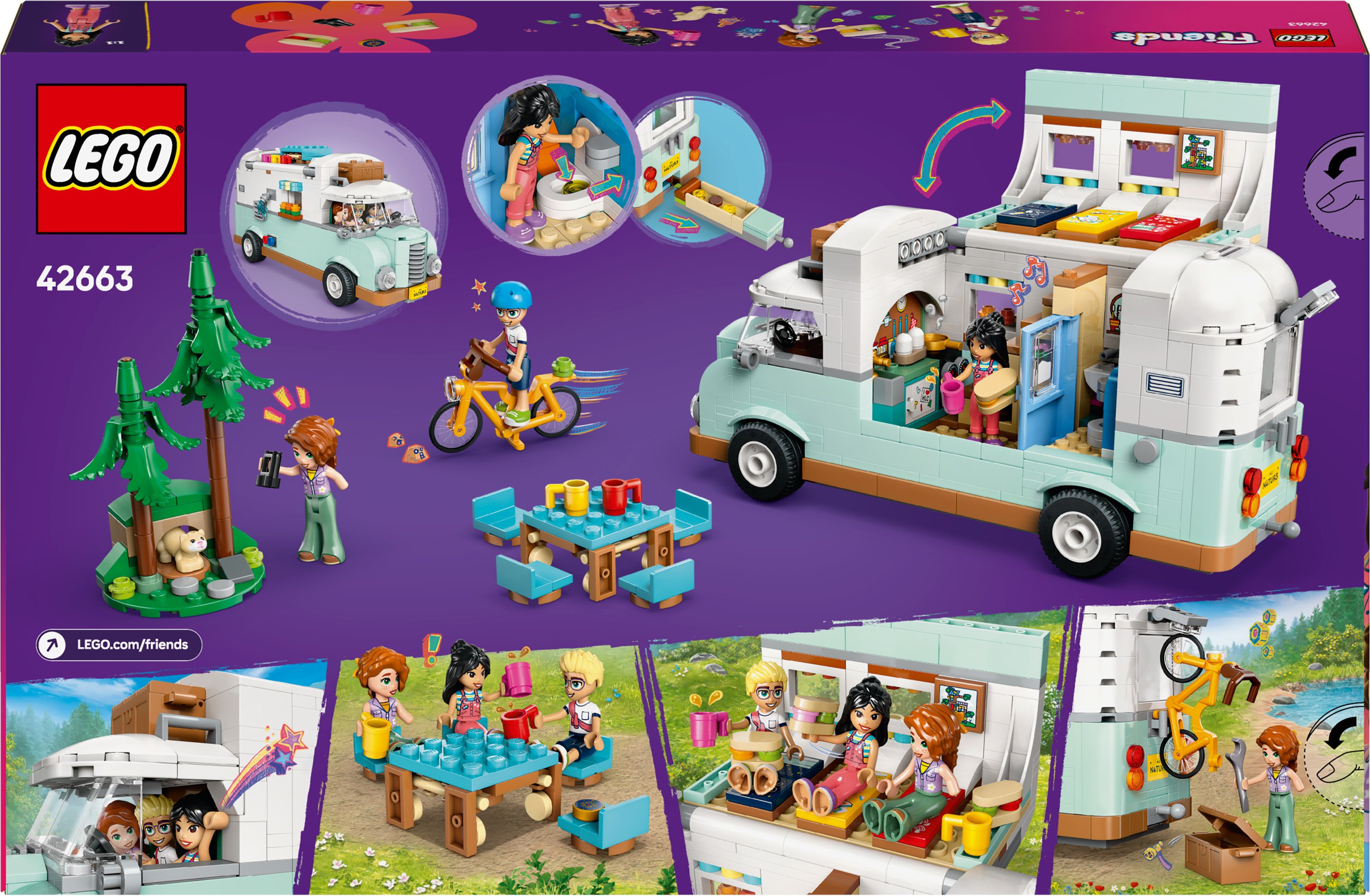LEGO® Friends 42663 Friendship Camper Van Adventure