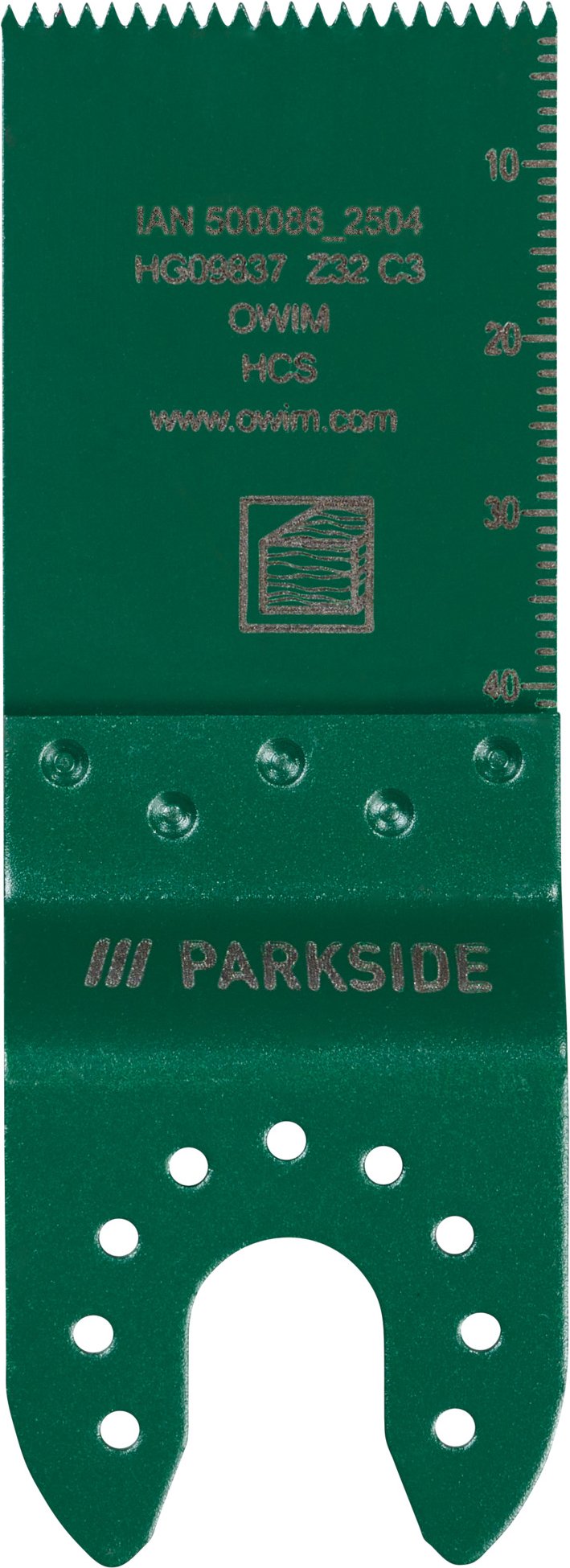 PARKSIDE® Zubehör für Multifunktionswerkzeug (HCS Tauchsägeblatt Z32)