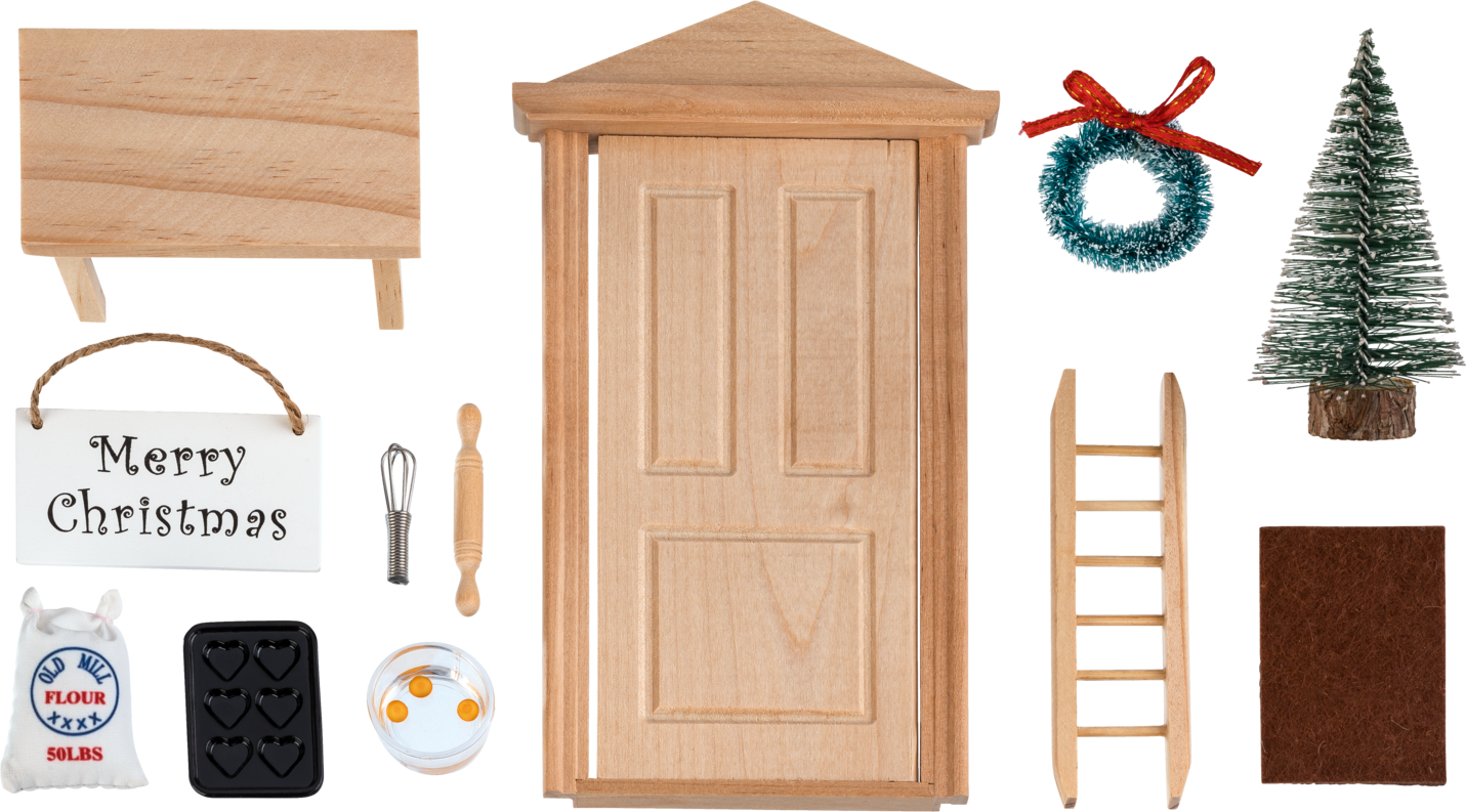 Thumbnail - LIVARNO home Wichteltür Deko-Set (Dekorationsset Bäckerei)