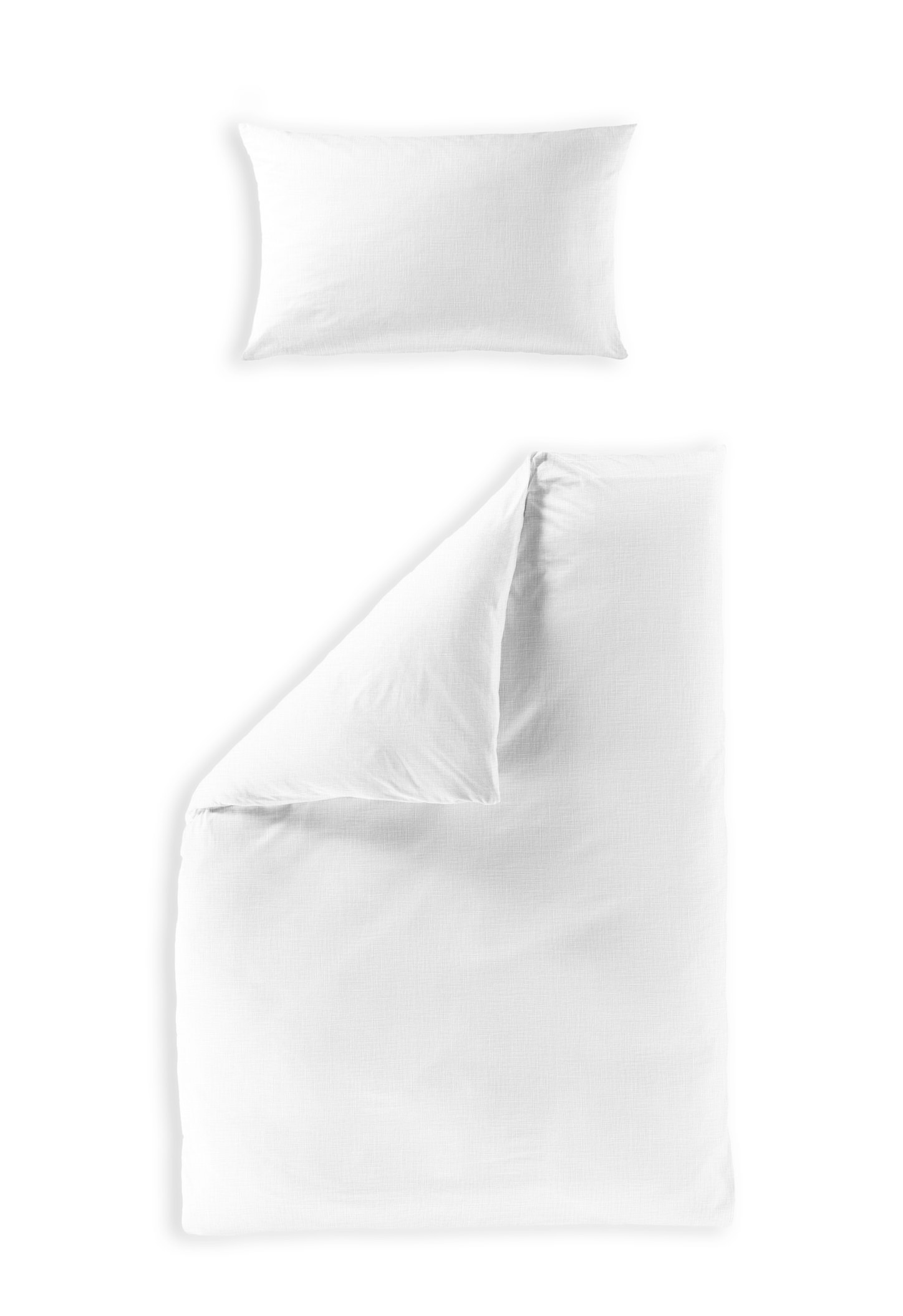 Bierbaum Bettwäsche Musselin (Weiß, 135 x 200/ 40 x 80 cm)""