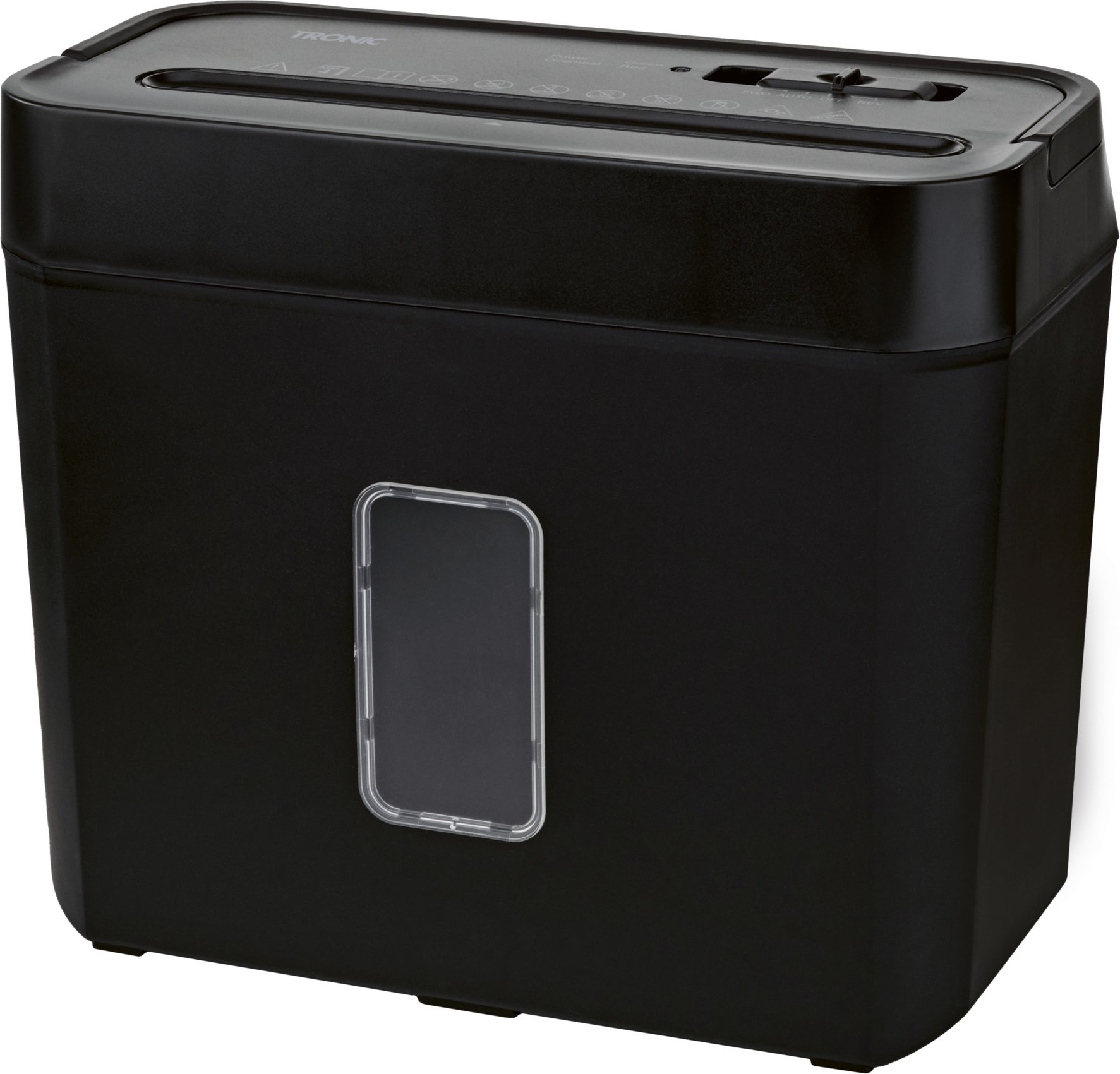 TRONIC® Aktenvernichter 8L P4 (Schwarz)
