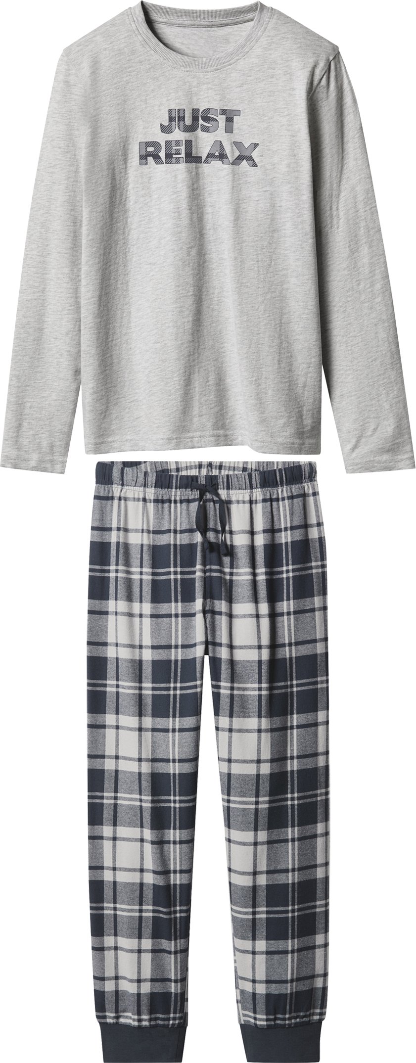 Thumbnail - esmara® Pyjama (Hellgrau, 146/152)