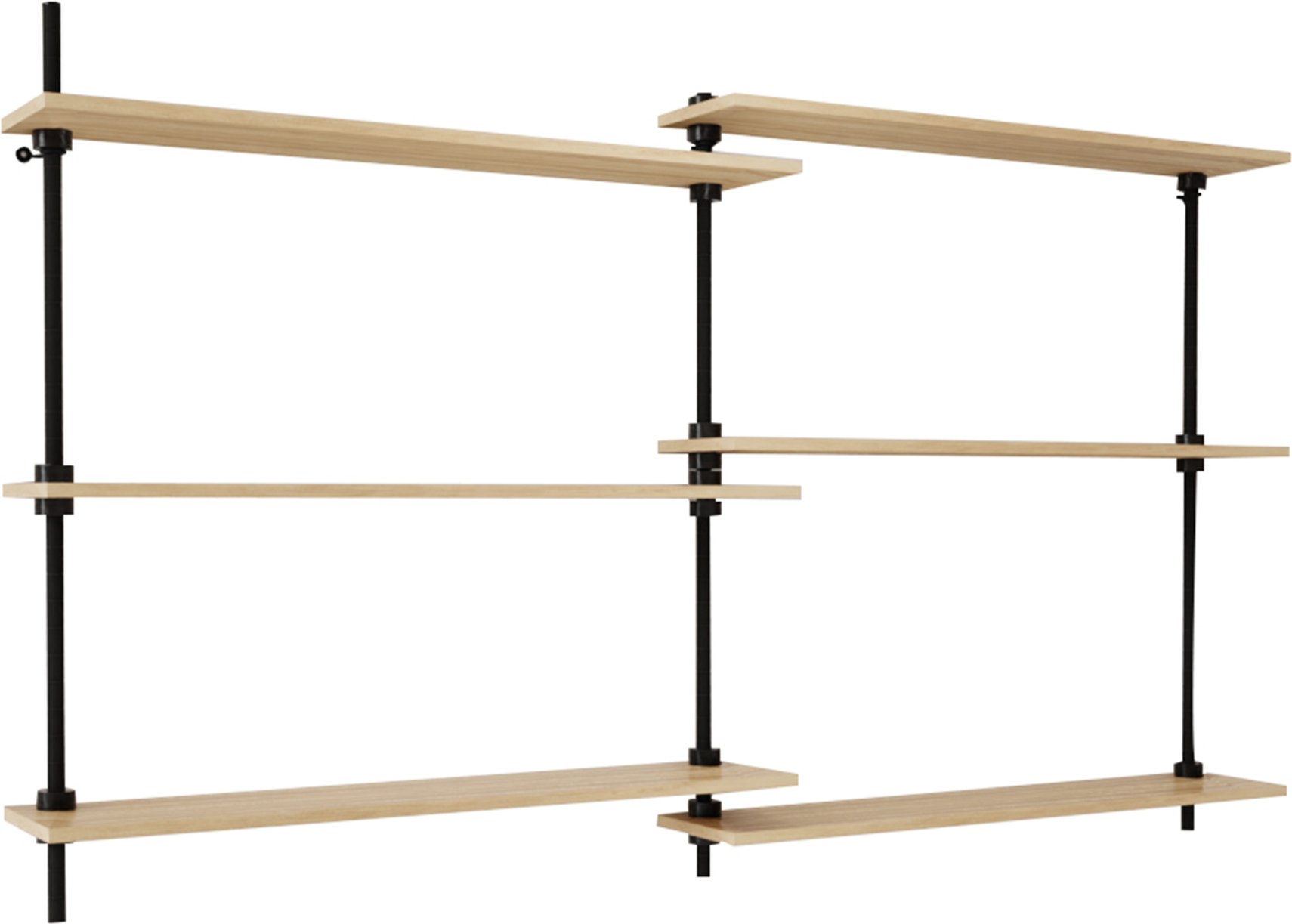 AR SHELVING Wand-Regalsystem DECO (92,5x160x17x5 cm)