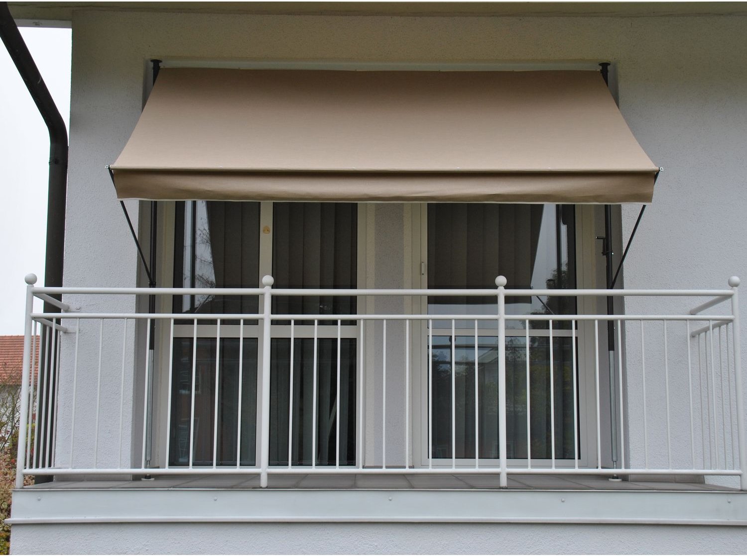 Angerer Klemmmarkise (Taupe, 150 cm breit)