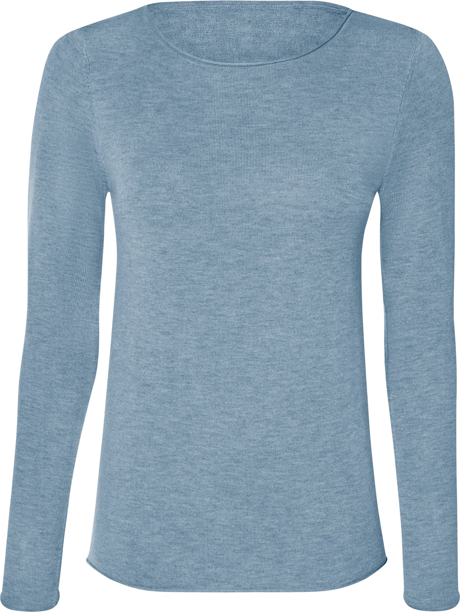 Thumbnail - esmara® Damen Feinstrick-Pullover, körpernah geschnitten (Blau, XS(32/34))