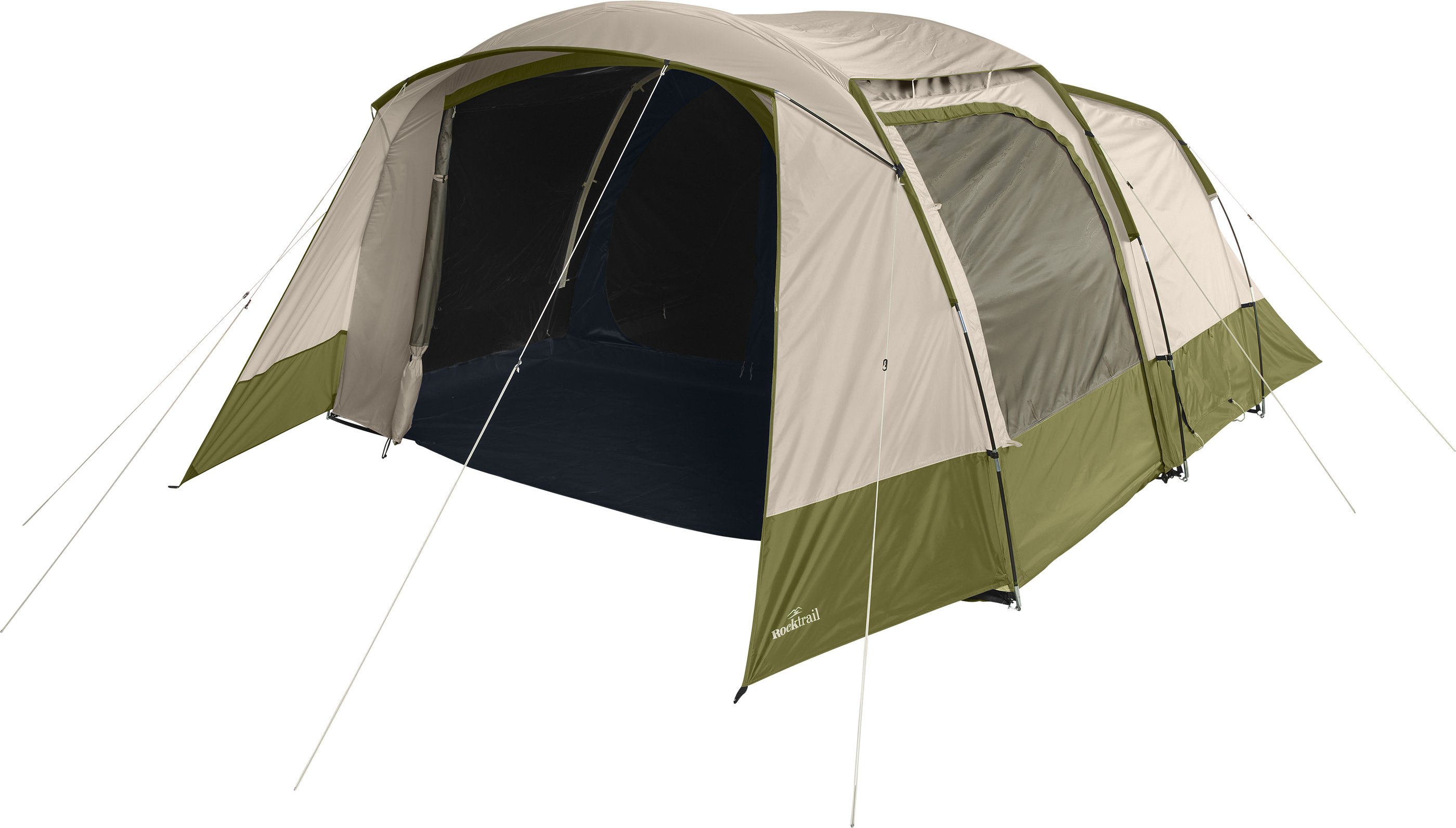 Rocktrail Verdunkeltes Familien-Campingzelt, mit 2 Kabinen, für 5 Personen