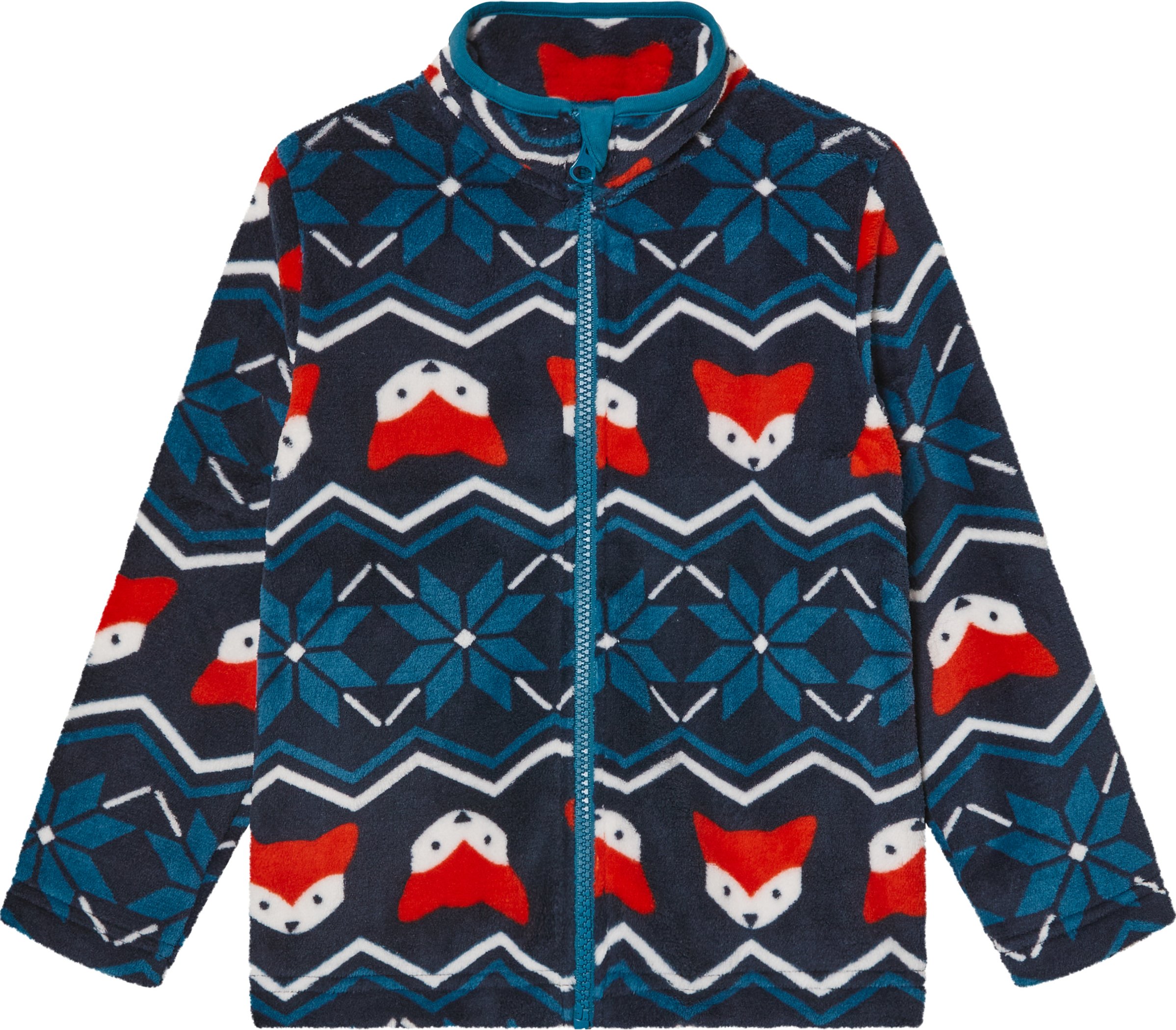 Thumbnail - lupilu® Kleinkinder Jungen Fleecejacke Plüsch (122/128, navy)
