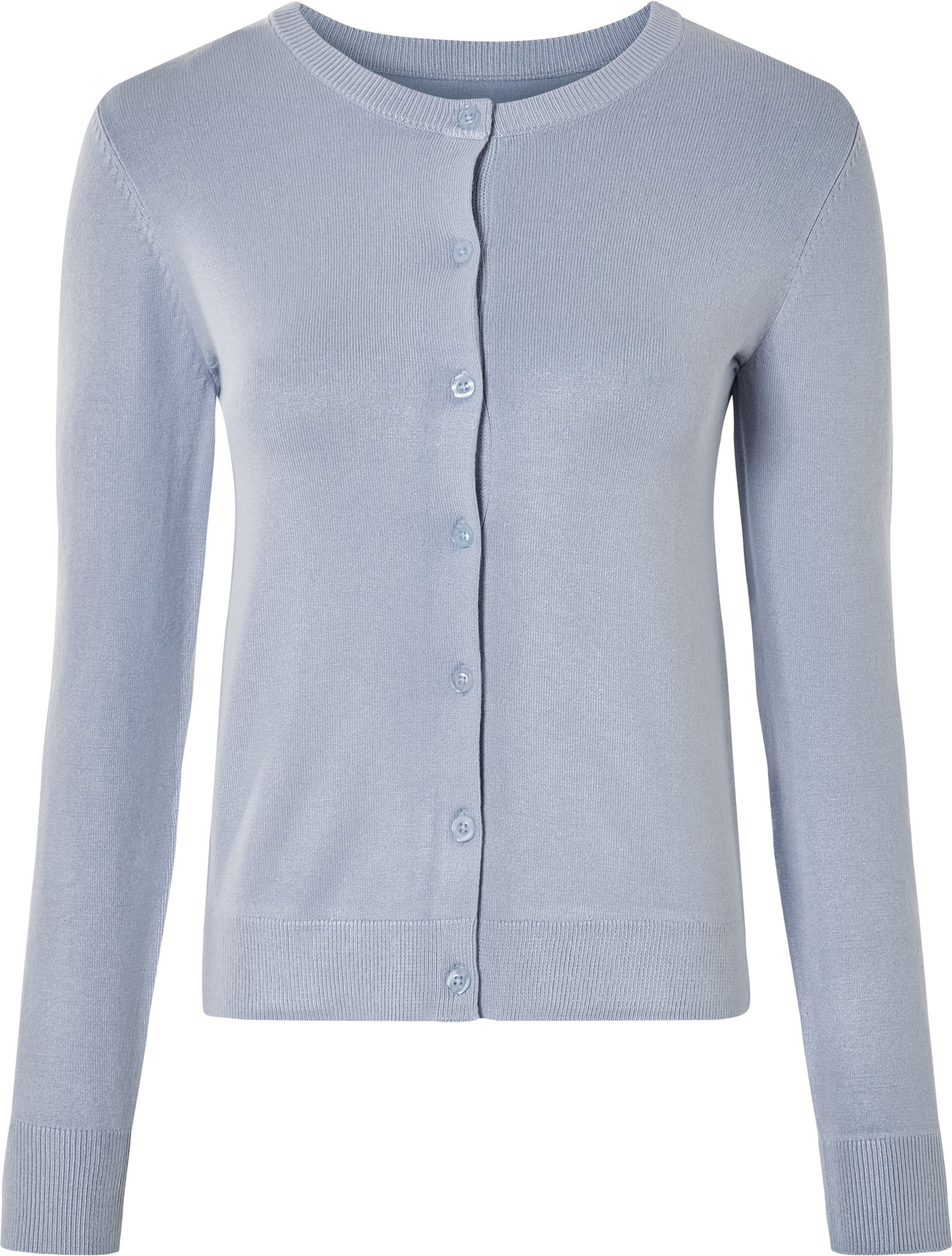 esmara® Damen Cardigan Feinstrick (Blau, XL (48/50))