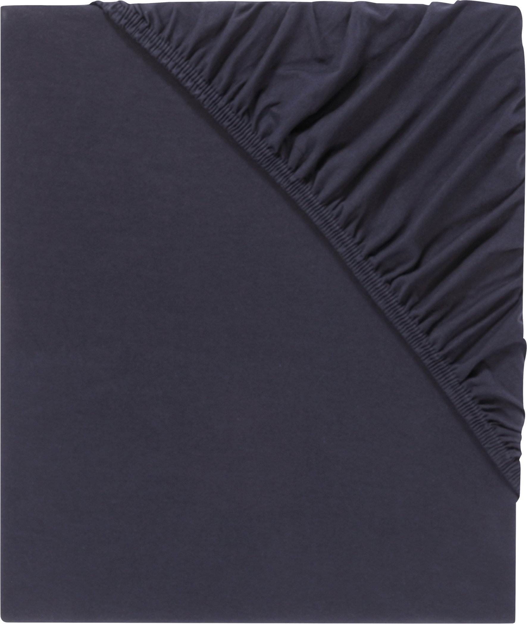 LIVARNO home Spannbettlaken Mikrofaser Jersey, 90-100 cm (Dunkelblau)