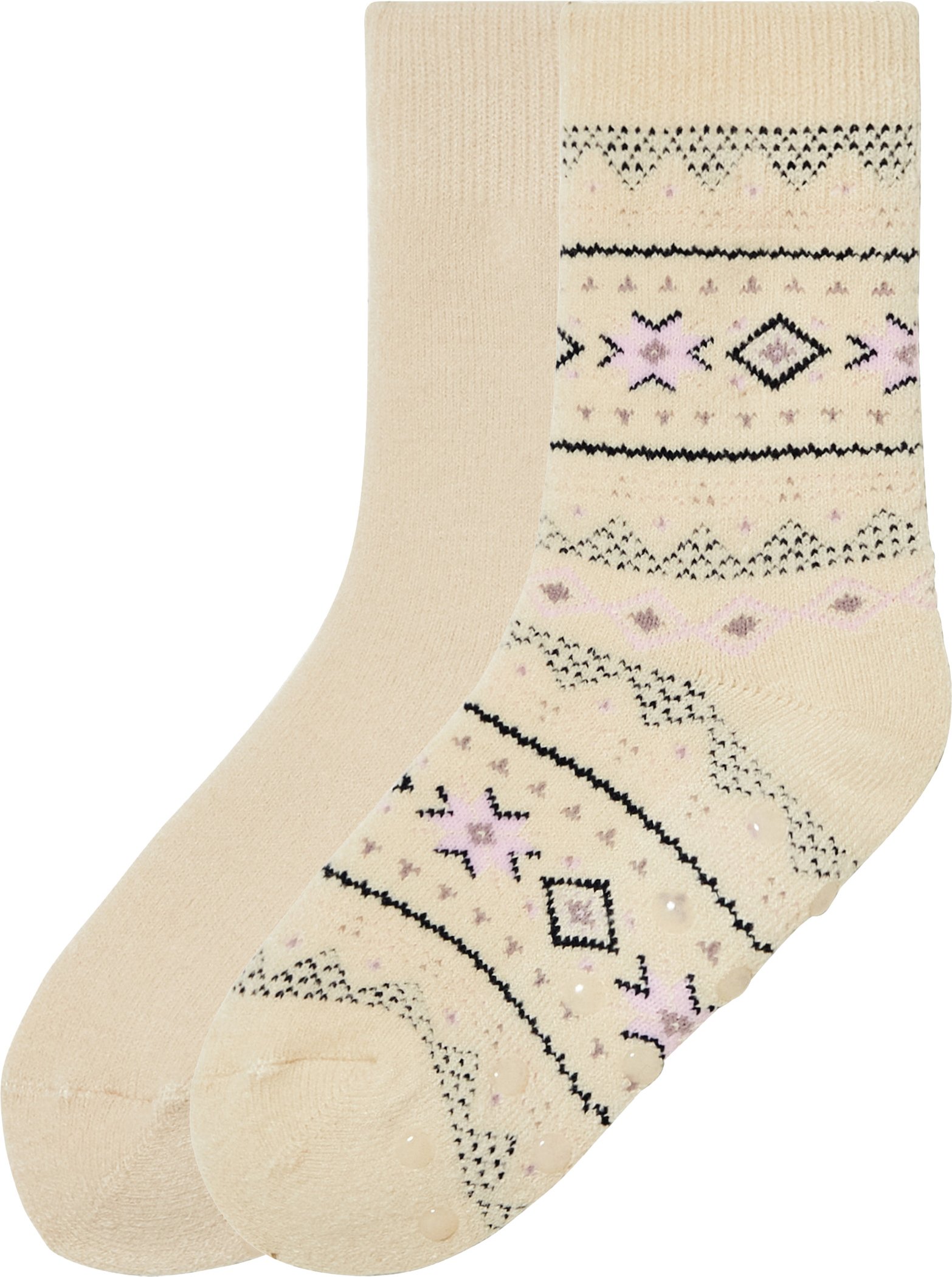 pepperts!® Mädchen Socken Thermo Feet Heaters (Beige, 31-34)