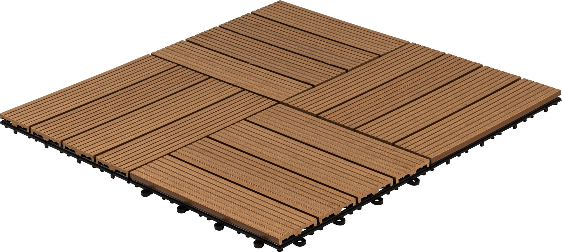 Thumbnail - HOME DELUXE WPC Holzfliesen (3m², Teak)