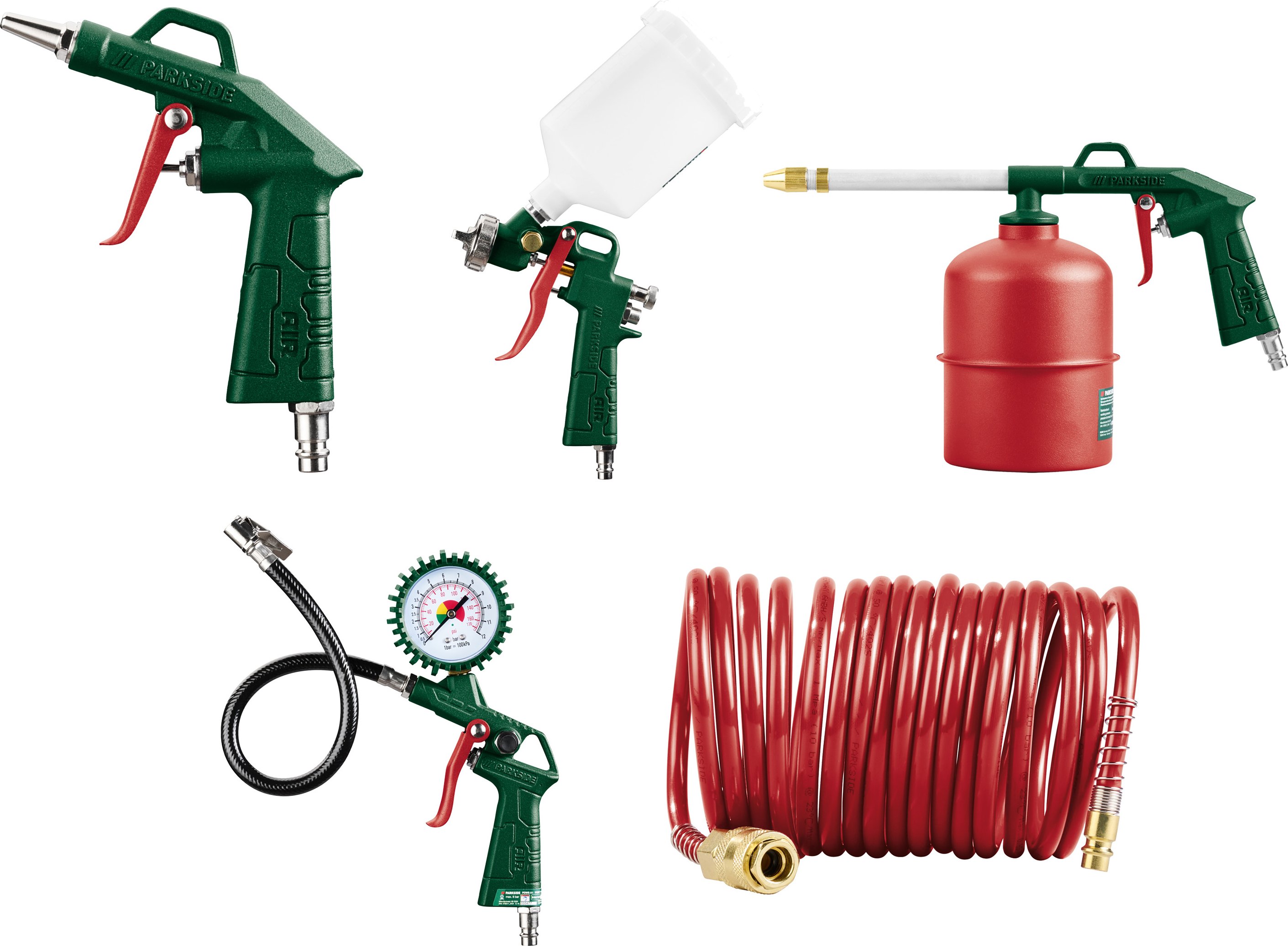 PARKSIDE® Druckluft-Set »PDWS A1«, 13-teilig