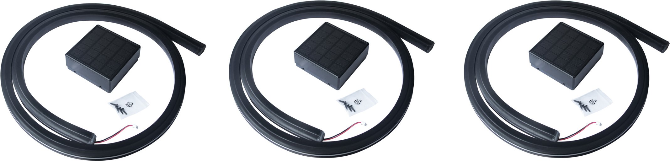 HOME DELUXE Nutleiste mit Solar LED Beleuchtung DINA DELUXE (3 Stück)