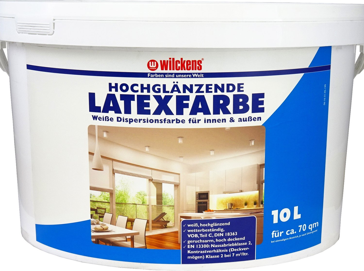 Thumbnail - Wilckens Latexfarbe, 10l (hochglänzend)