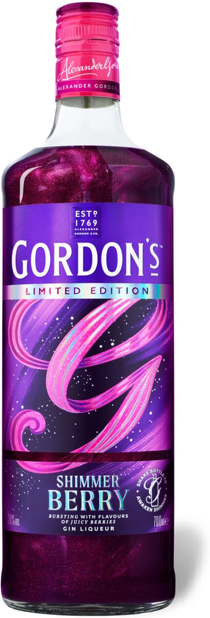 GORDON'S Limited Edition Shimmer Berry 20% Vol