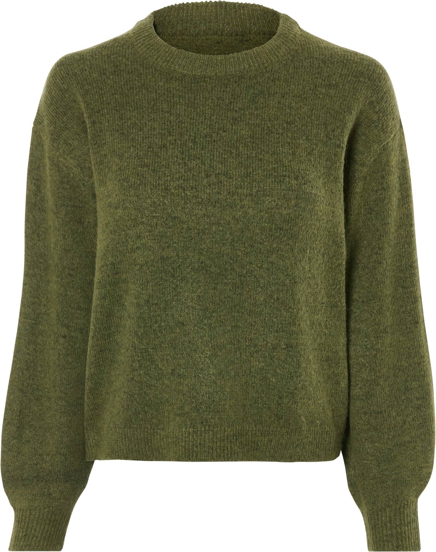 esmara® Damen Strickpullover (Grün, L(44/46))