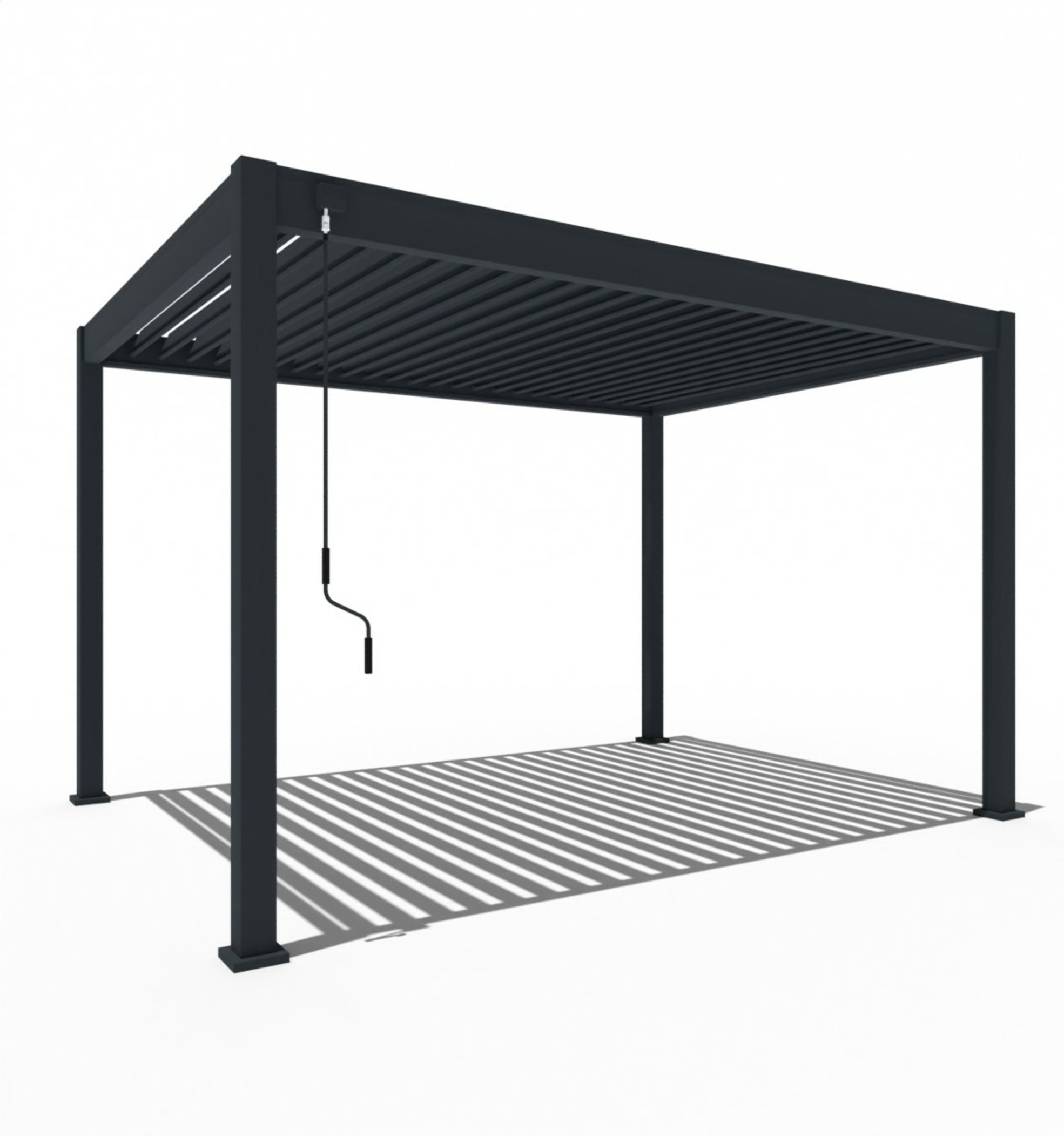 Pergoline Pavillon Trumpf (Anthrazit, 3 x 4 m)""