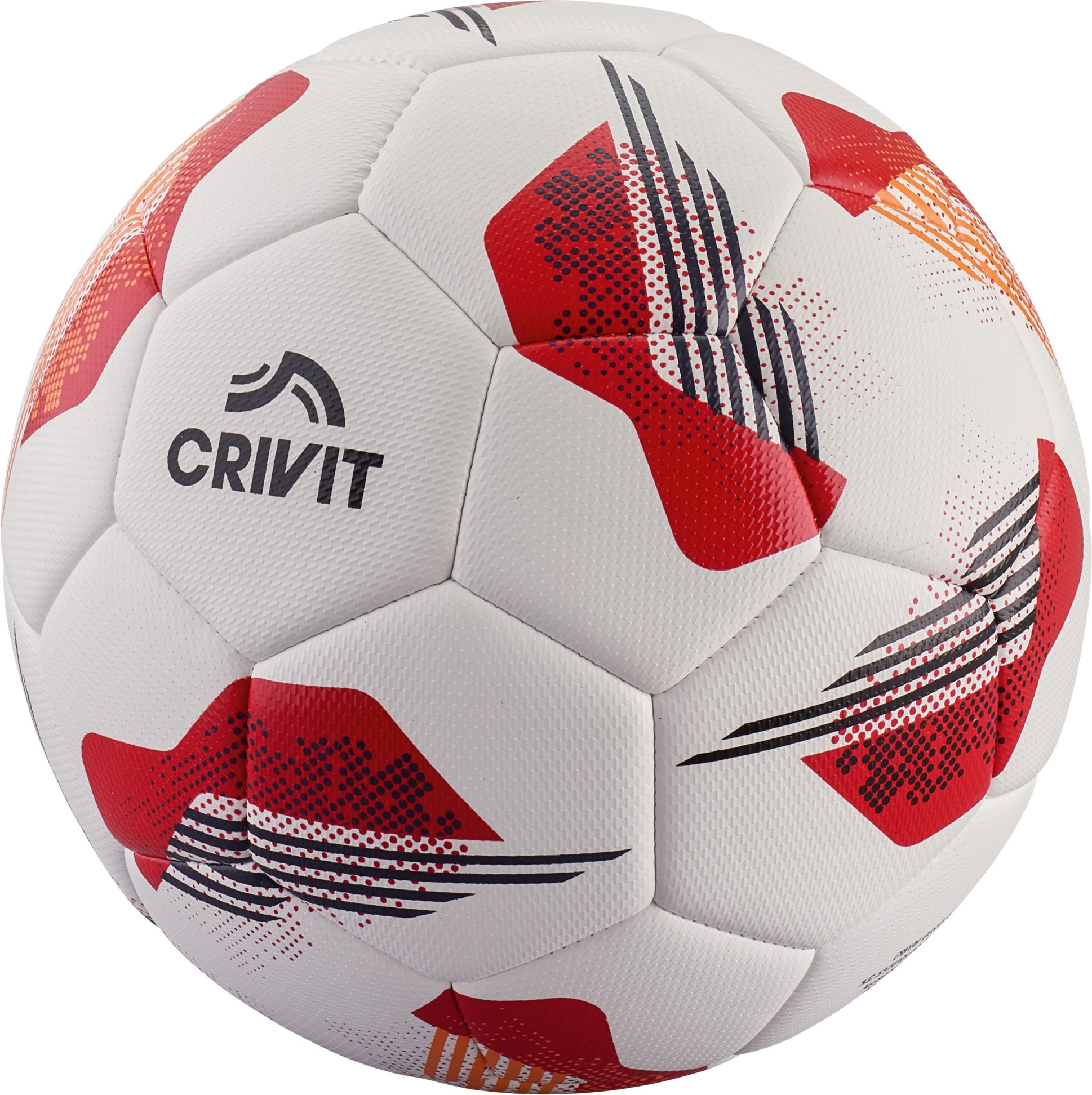 CRIVIT Fußball Hybrid (Gr. 4/rot)