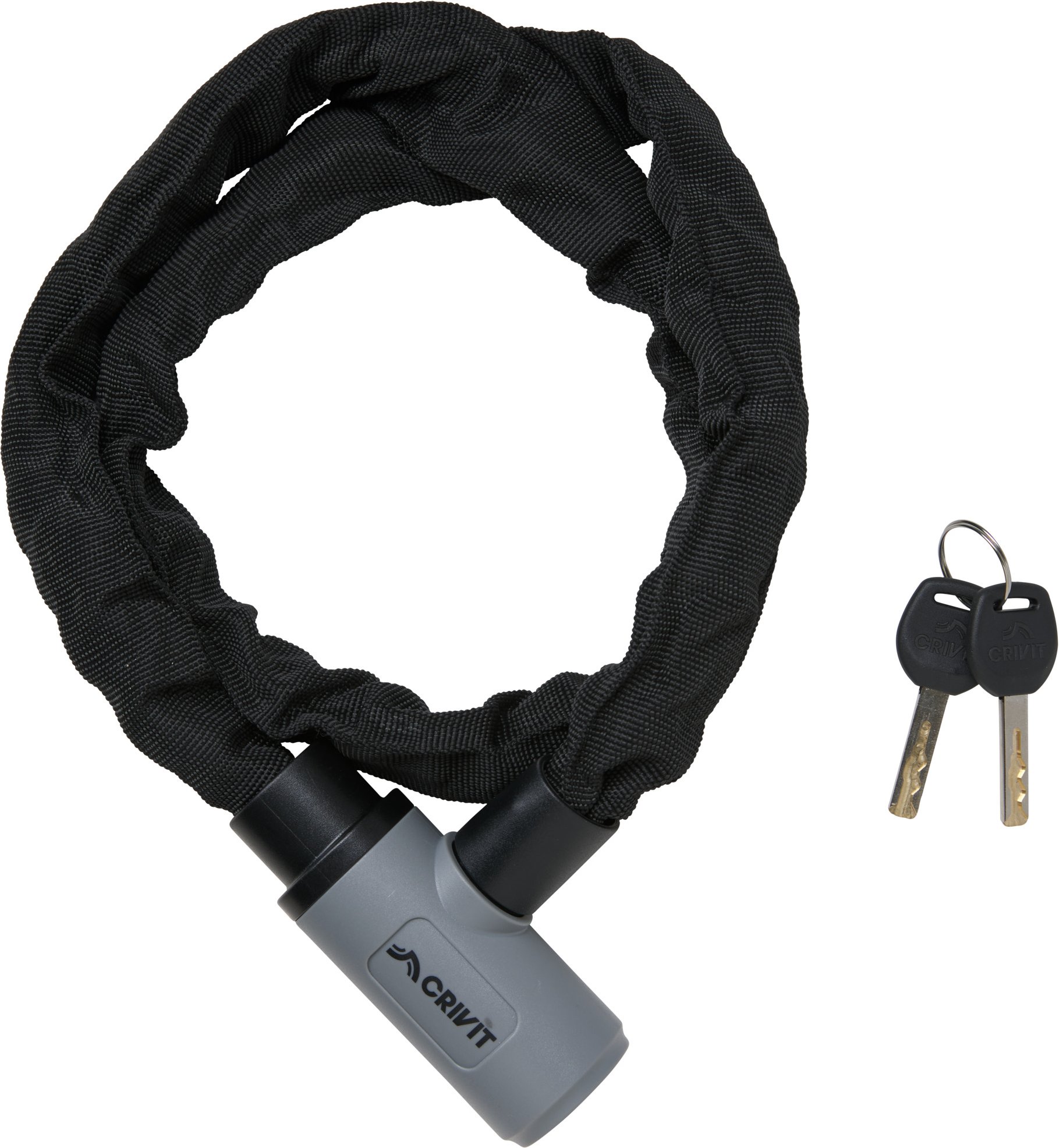 CRIVIT Fahrradschlosssortierung (Kettenschloss mit Schlüssel)