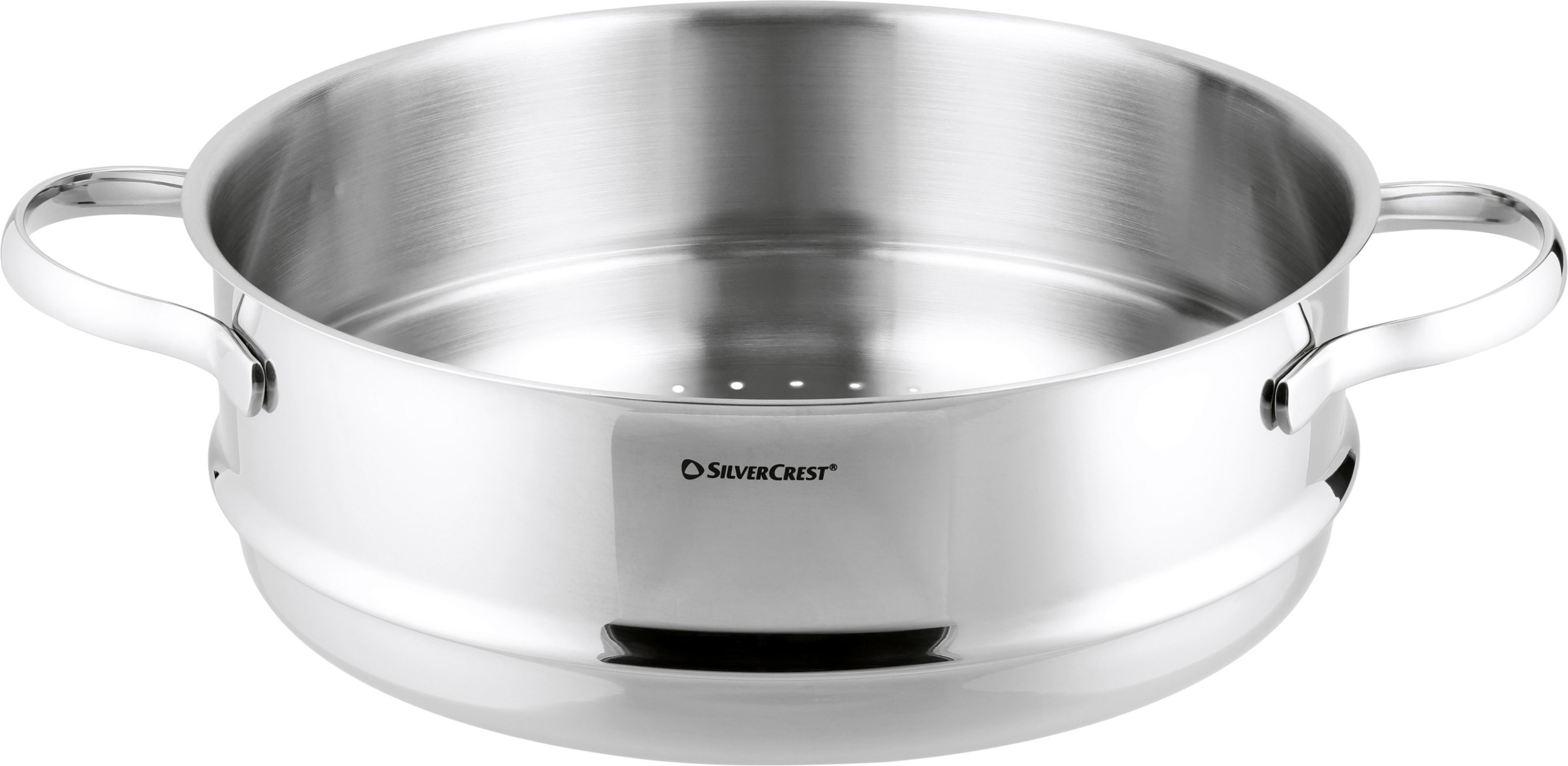SILVERCREST® Premium-Edelstahl-Dampfgareinsatz, Ø 24 cm
