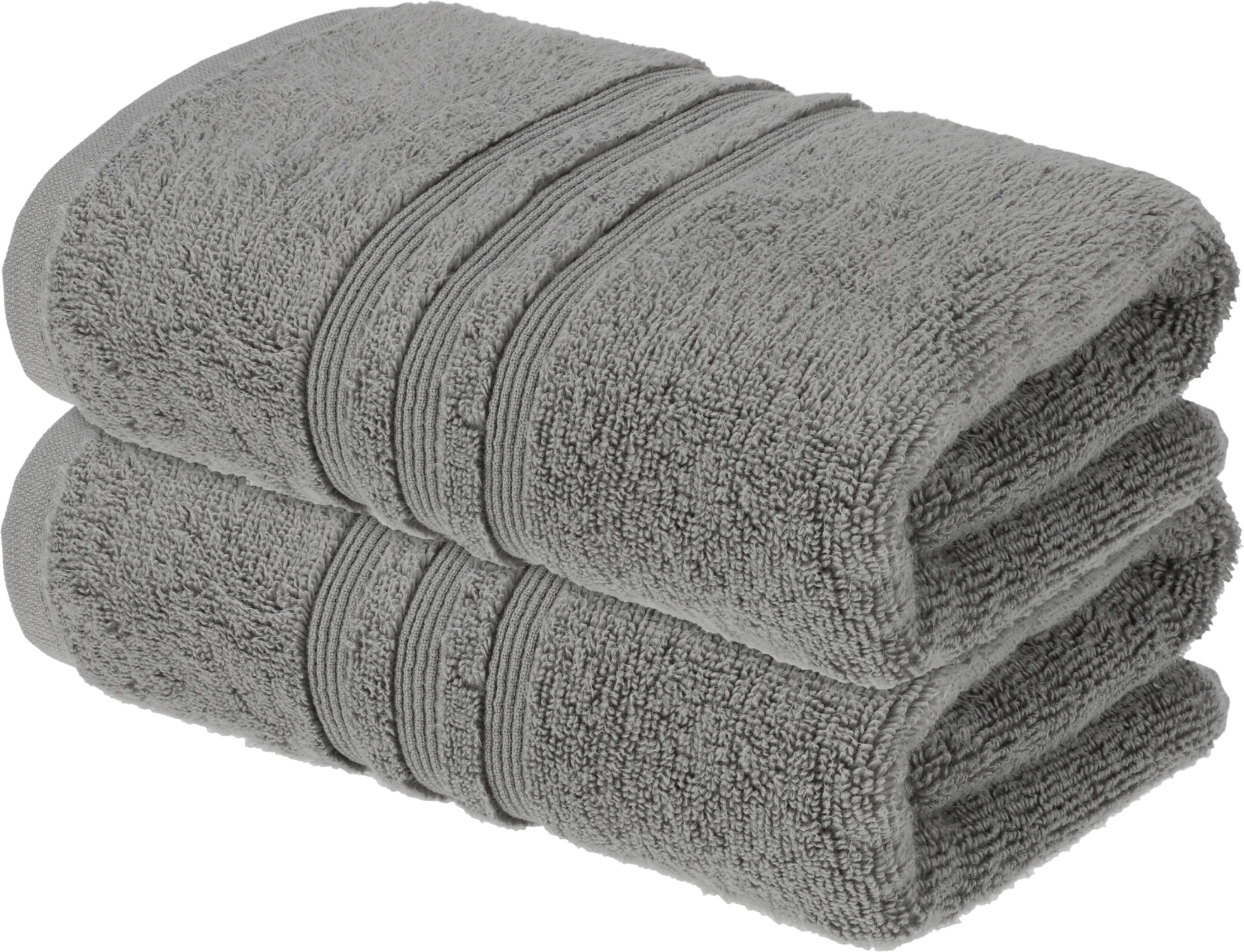LIVARNO® Handtücher, 2 Stück, 50 x 100 cm (Grau)