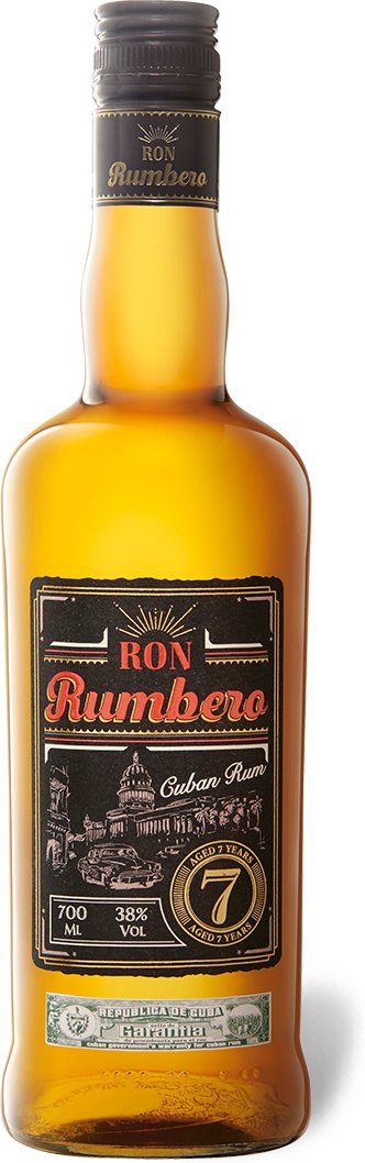 Ron Rumbero Kubanischer Rum 7 Jahre 38% Vol