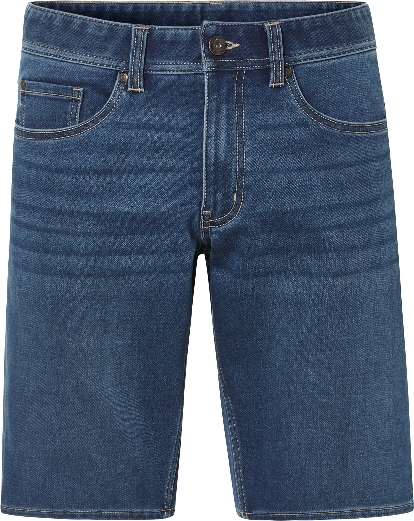 LIVERGY® Herren Bermuda Sweatdenim (Blau, 52)