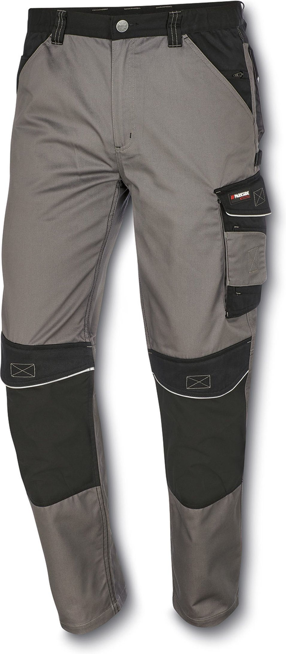 PARKSIDE PERFORMANCE® Herren Arbeitsbundhose (48, grau/schwarz)