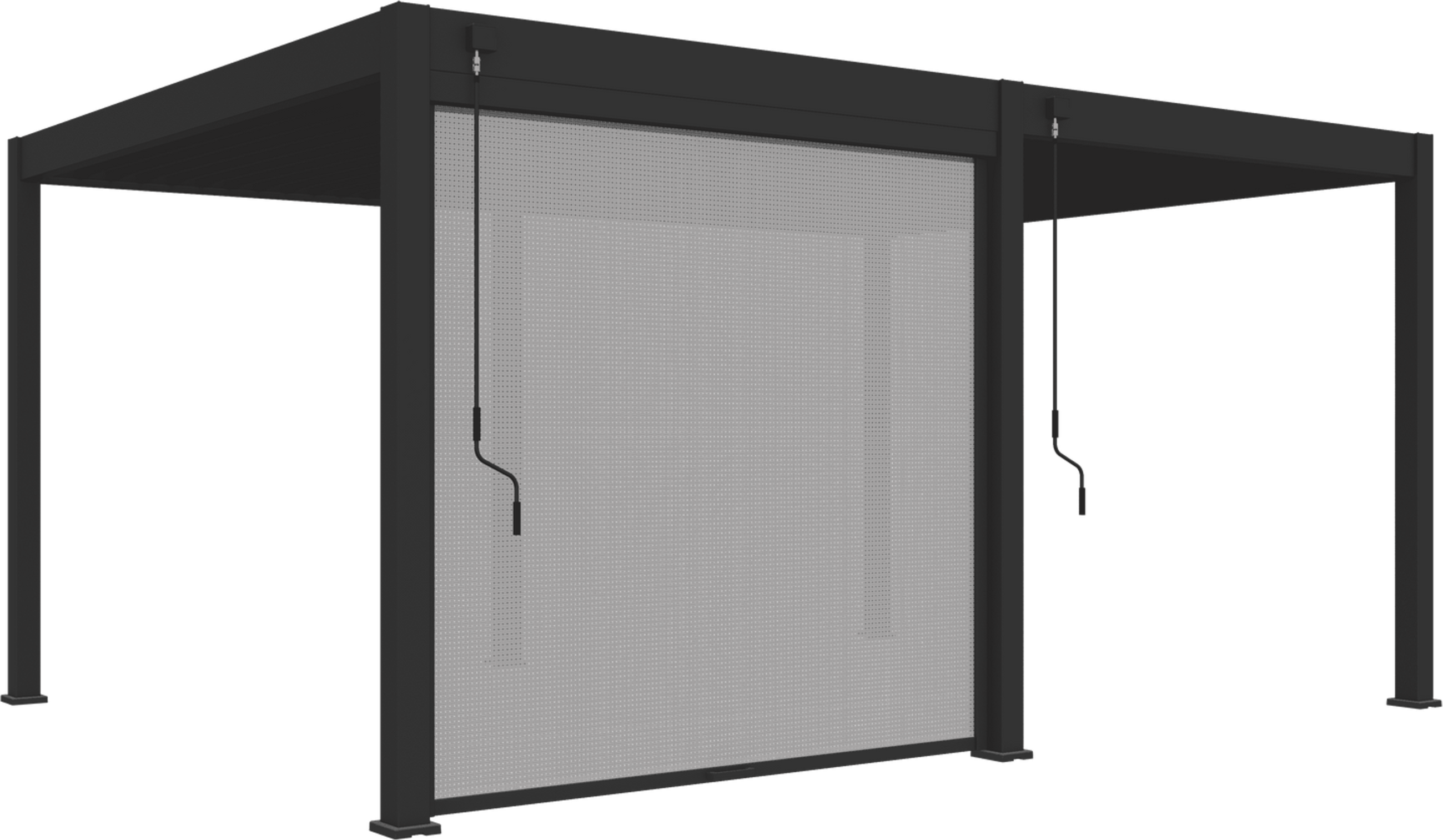 Pergoline Sonnenrollo Trumpf + Superior (Anthrazit, 2,65 m)""