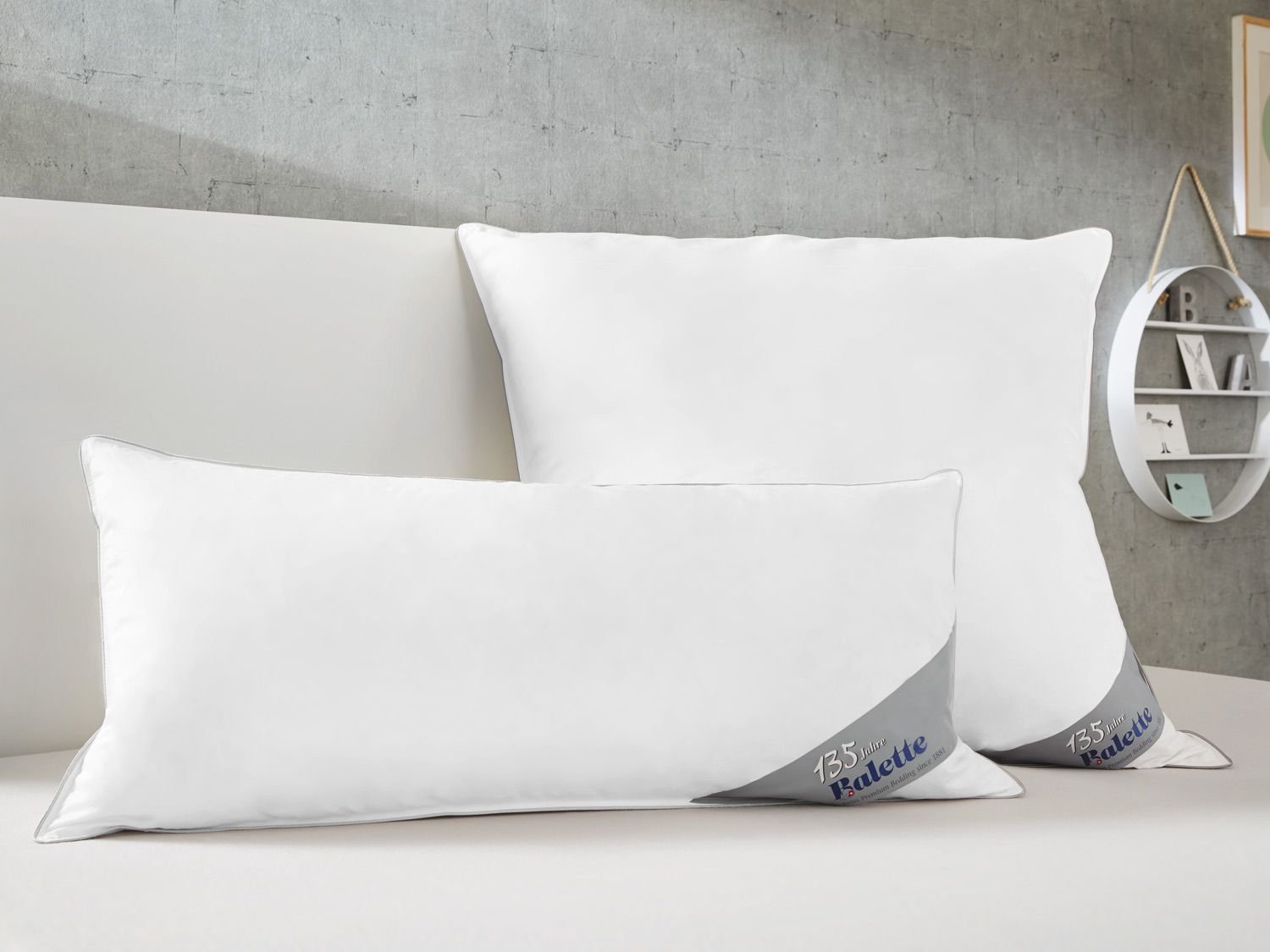 Balette 3-Kammer-Kopfkissen Premium Selection 100% (40 x 80 cm)