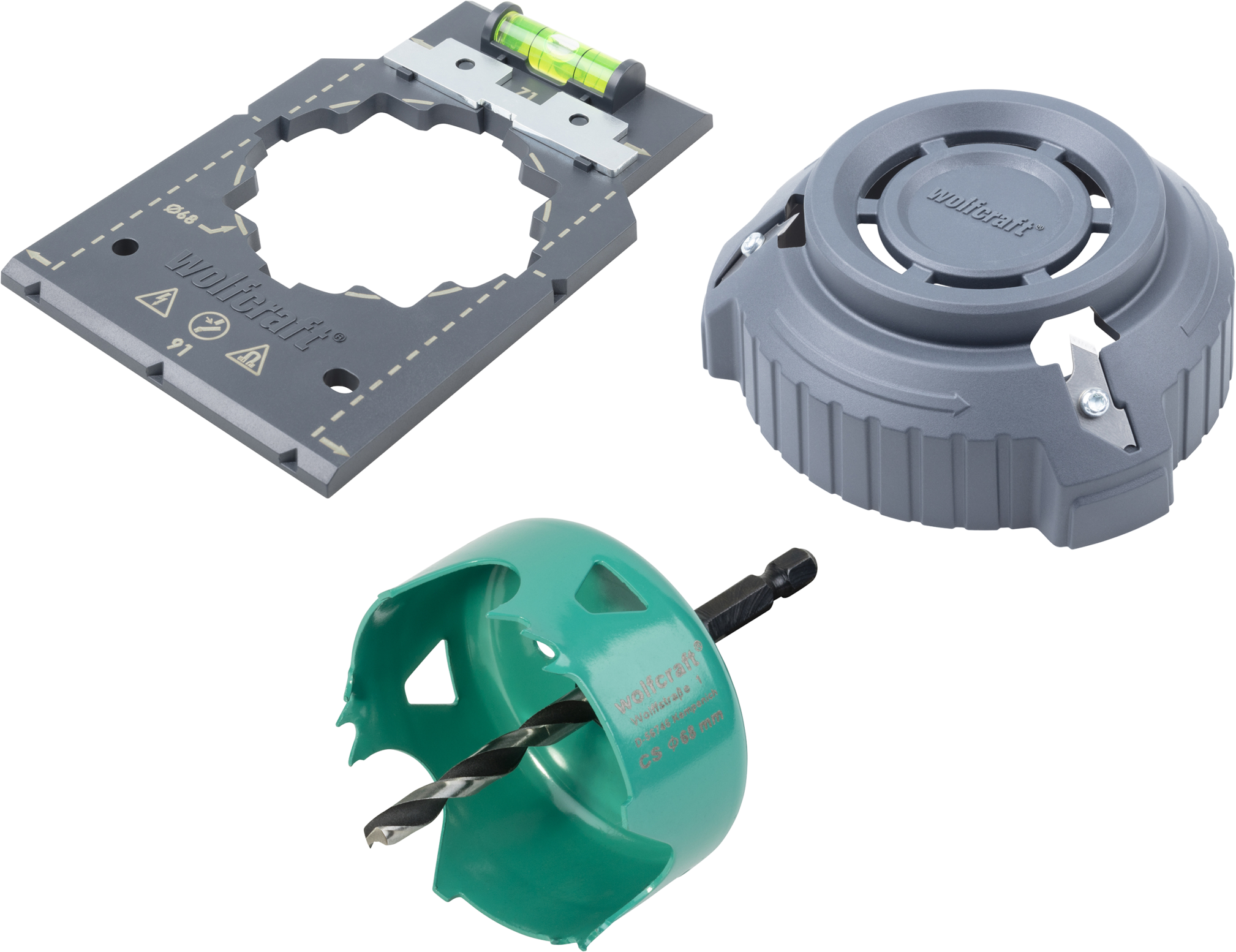 Wolfcraft Geling-Set „Hohlwanddosen installieren“