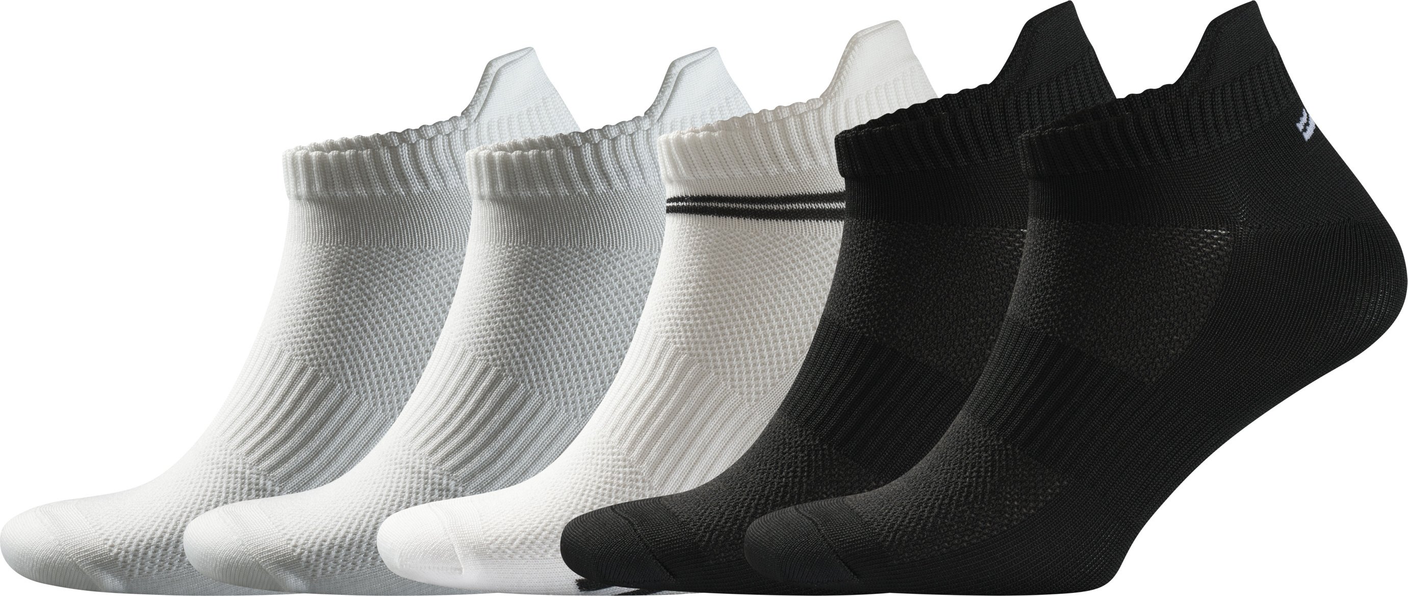 CRIVIT 5 Paar Herren Sportsneakersocken (weiß/schwarz, 39-42)
