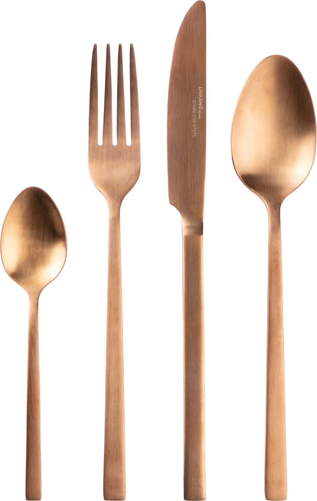LIVARNO home Tafelbesteck 16-teilig (rosegold)