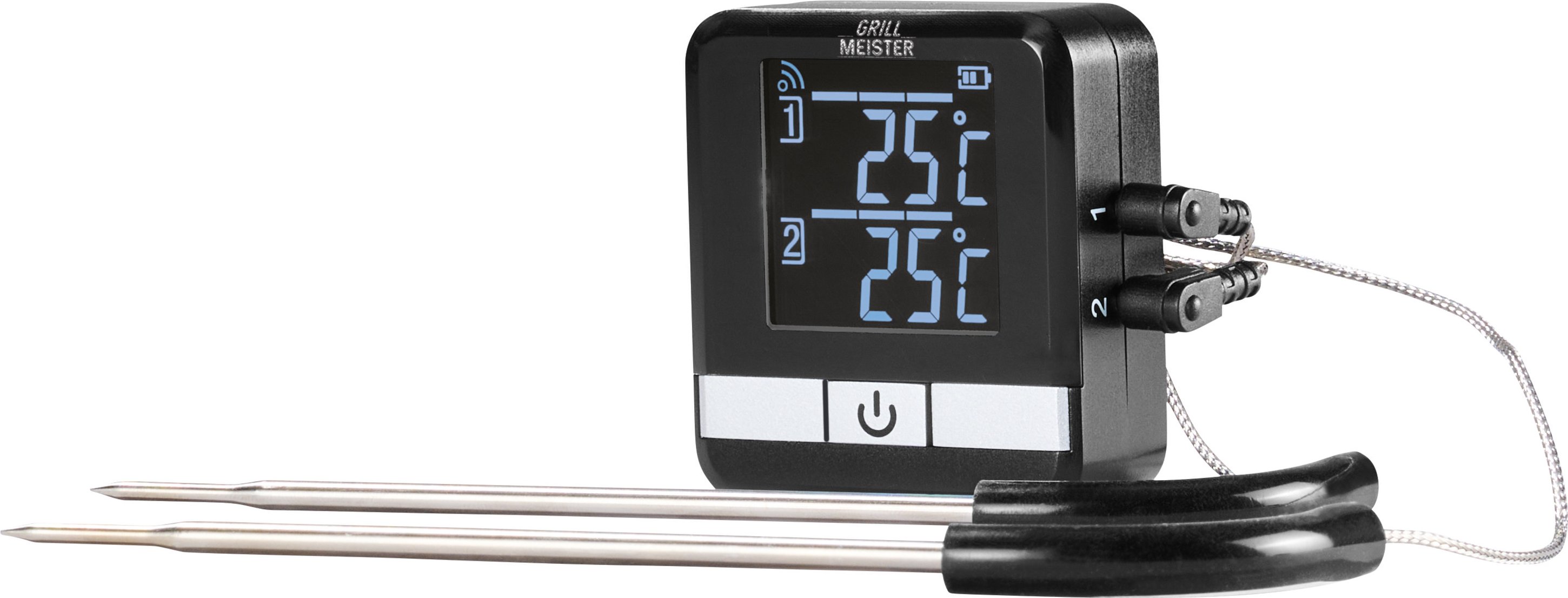 GRILLMEISTER 2 Fühler Grillthermometer (Bluetooth)