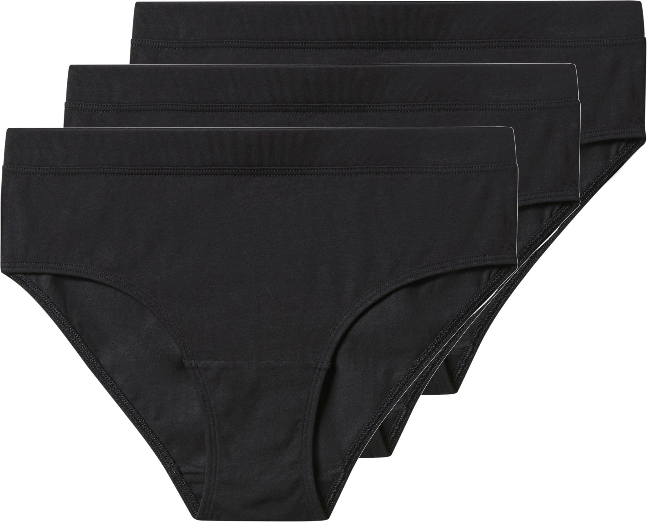 Thumbnail - esmara® Damen Hipster, 3 Stück (Schwarz, M(40/42))