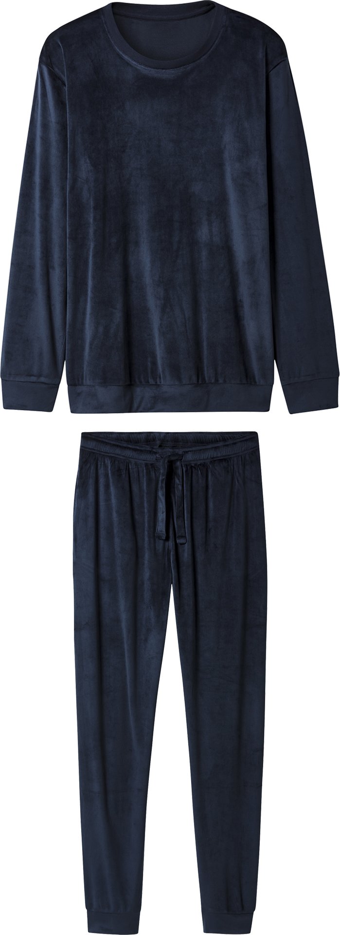 esmara Men Herren Nicki-Pyjama (Blau, S (44/46))
