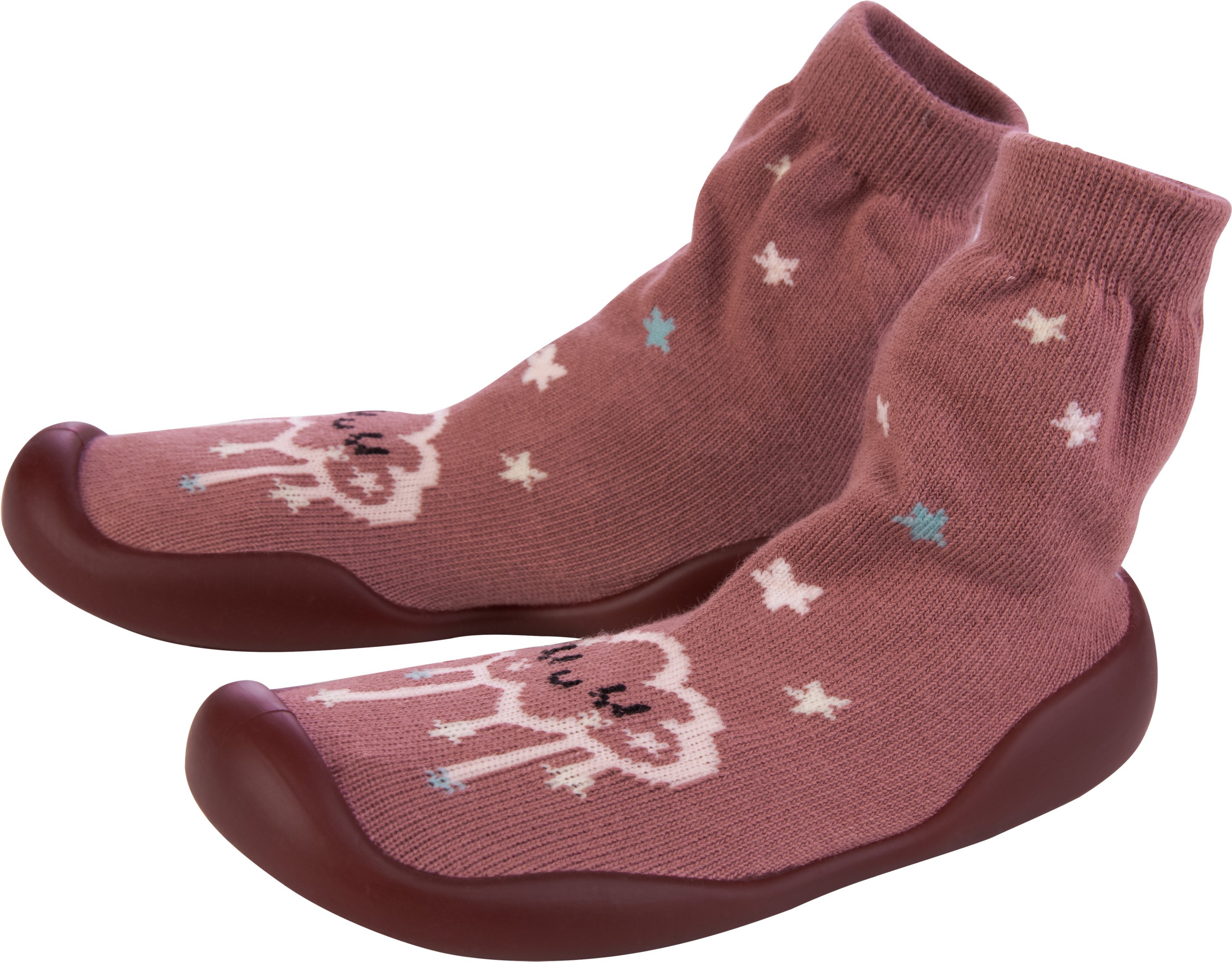 Thumbnail - lupilu® Kleinkinder Krabbelschuhe (Beere, 24+ Monate/ 24-25)