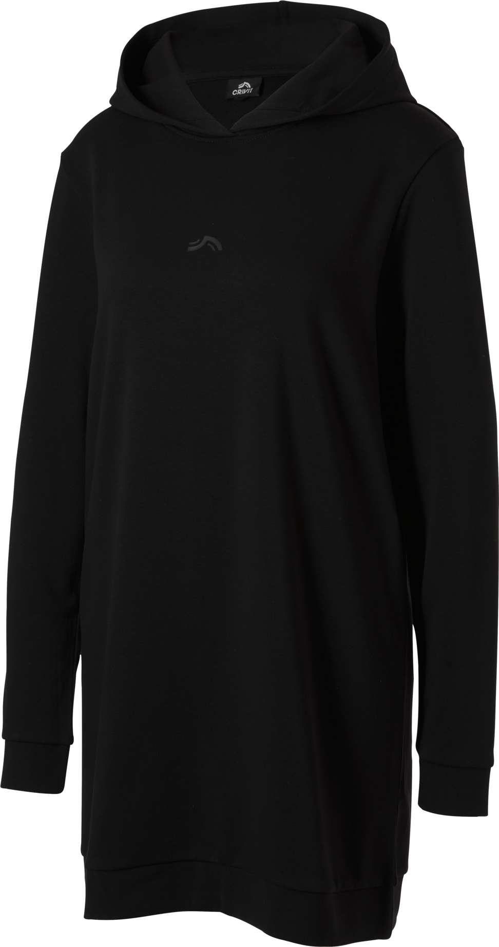 Thumbnail - CRIVIT Damen Sweatkleid, mit Kapuze (Schwarz, M(40/42))