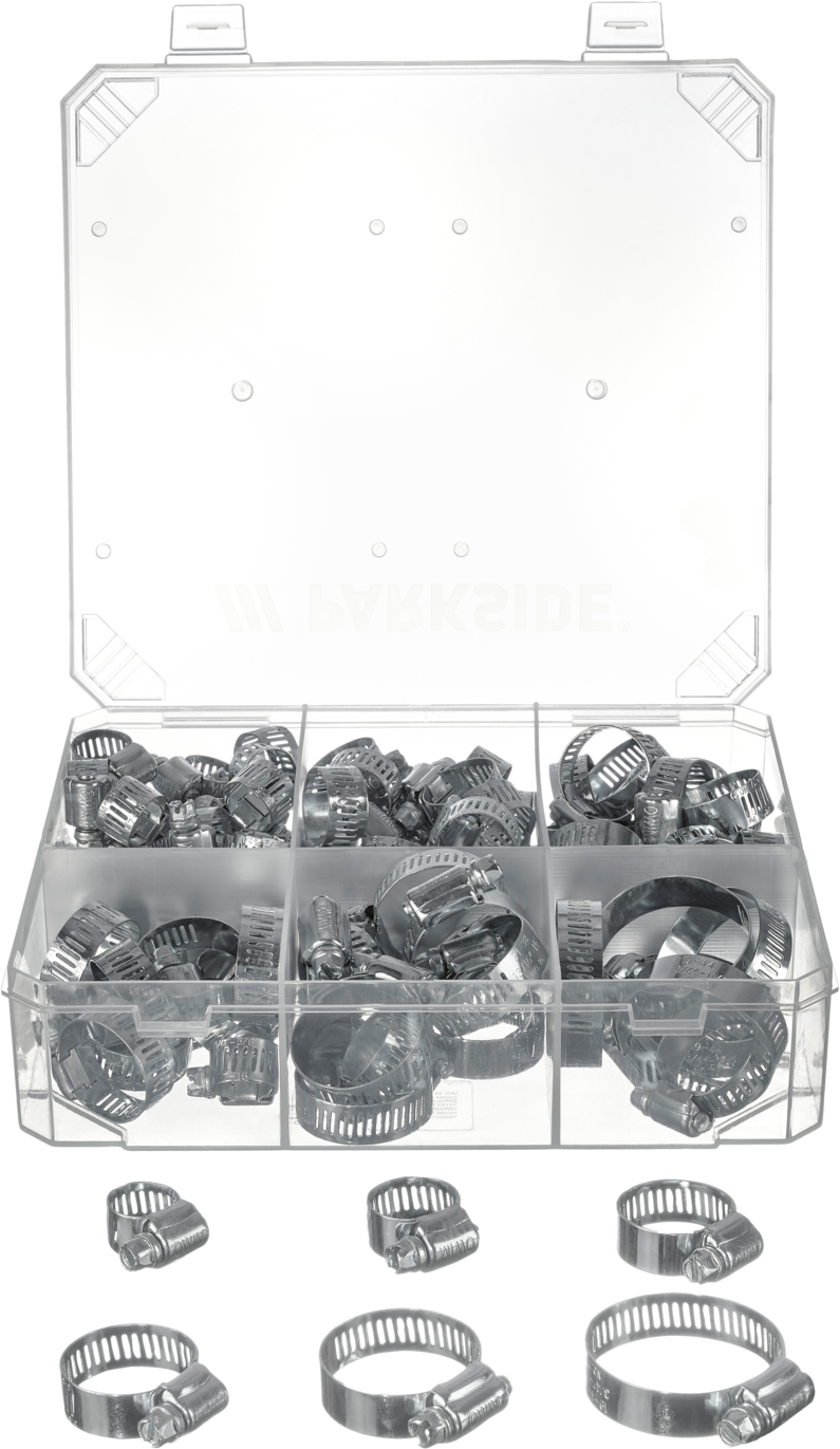 PARKSIDE® Kleinteile-Sortiment XXL (Schlauchklemmen-Sortiment)