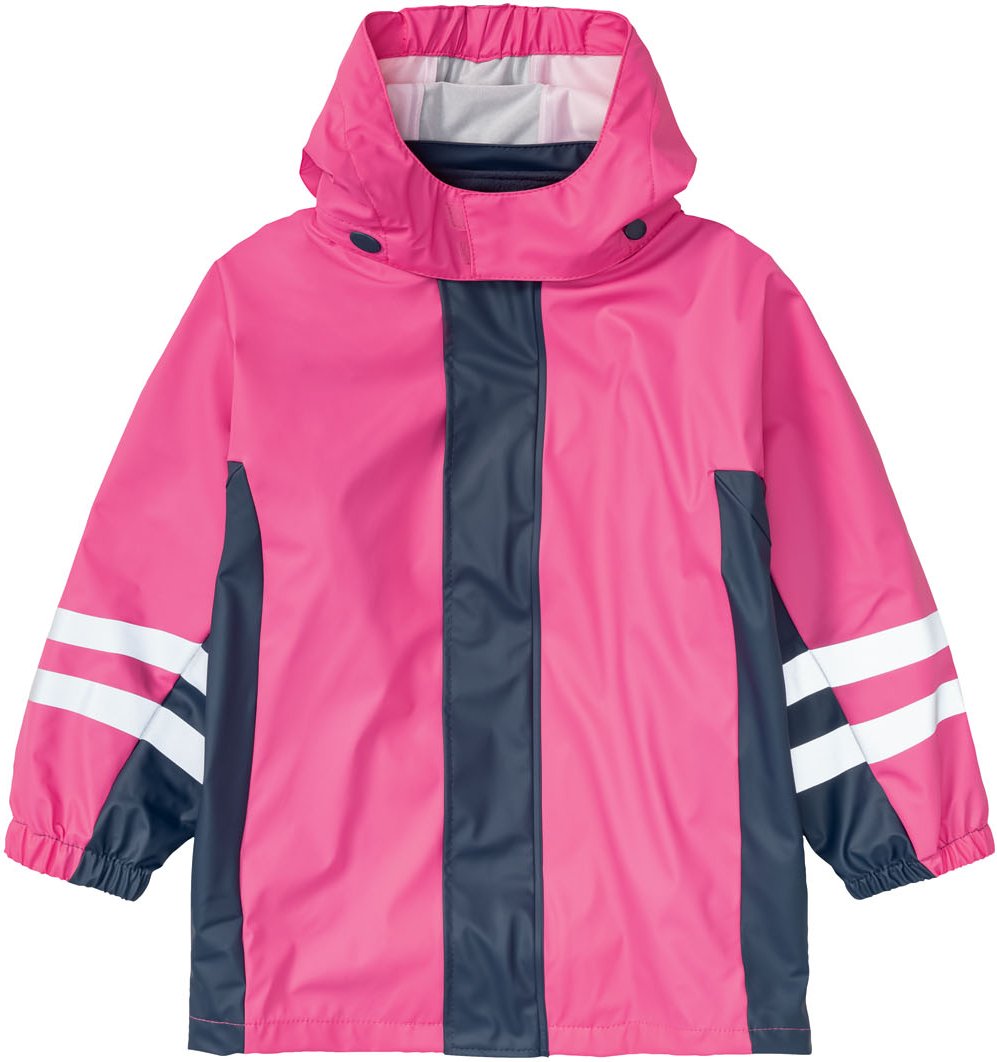 Playshoes Kleinkinder Regenjacke (marine/pink, 86/92)