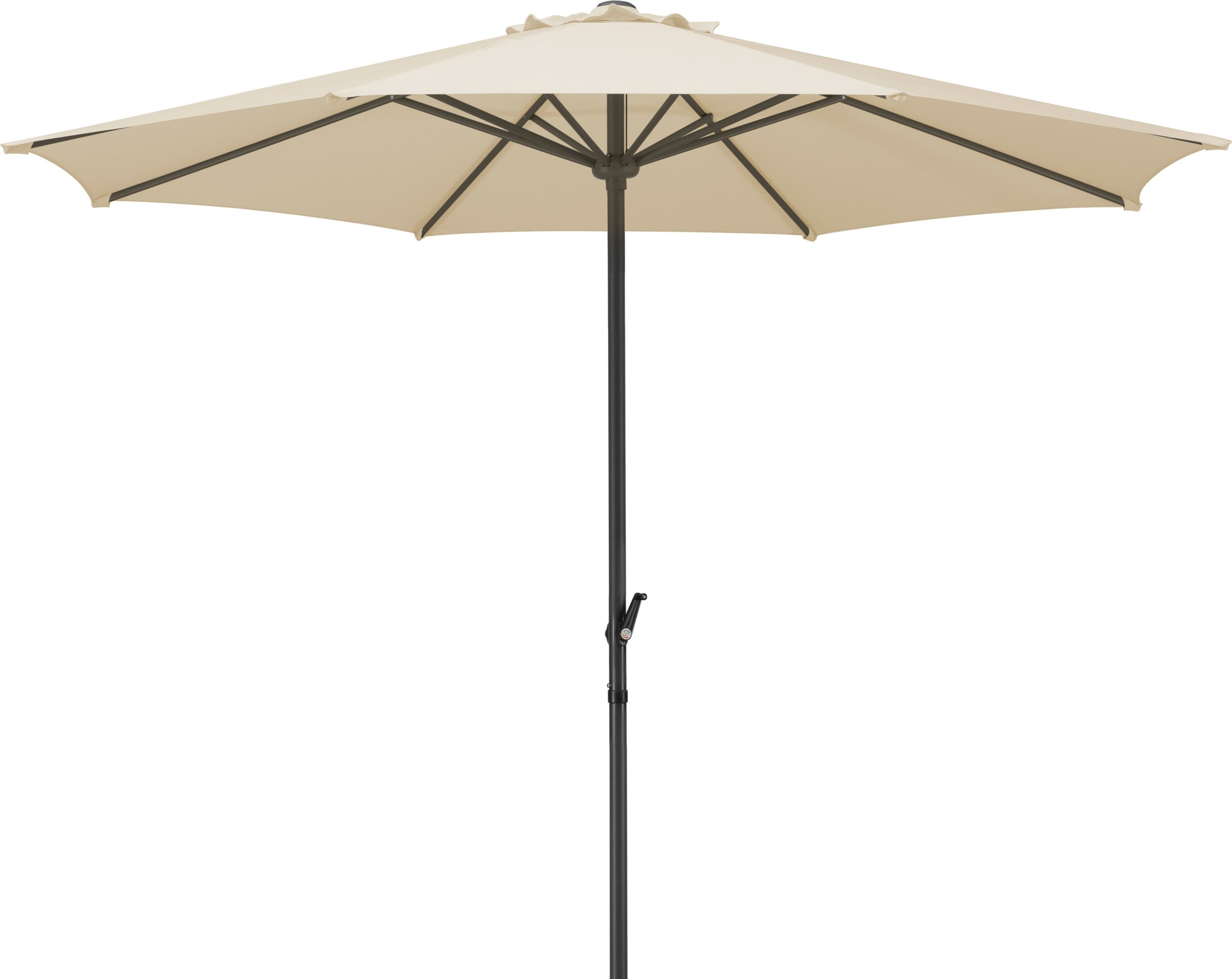 Schneider Marktschirm »Sol 350«, integrierte Windöffnung (Natur)