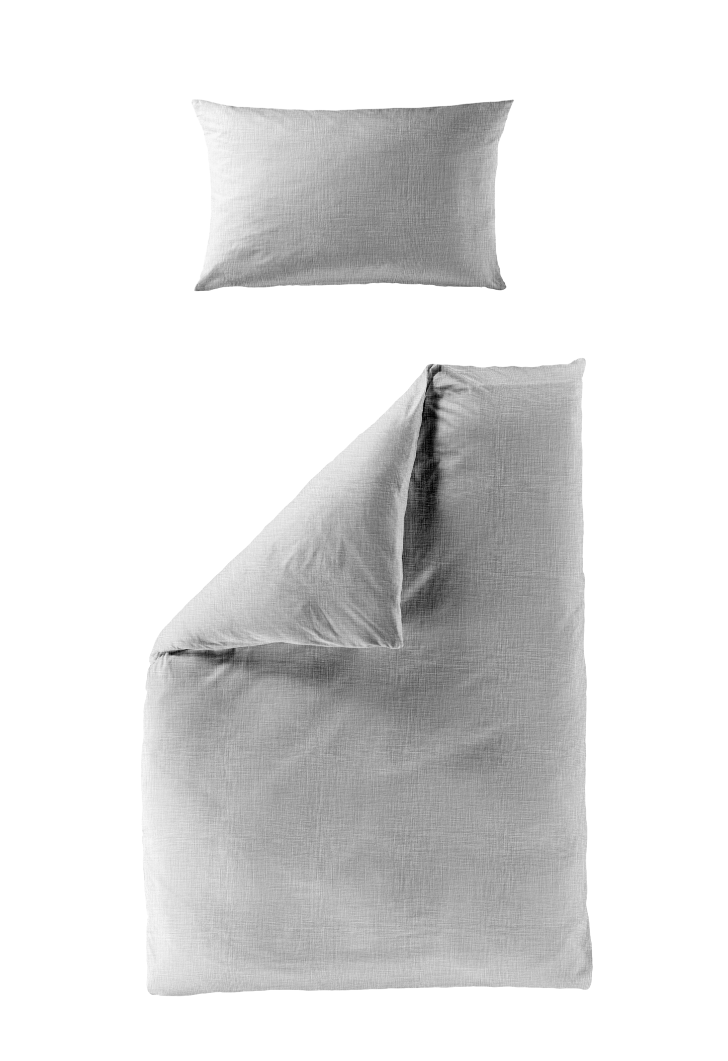 Bierbaum Bettwäsche Musselin (Hellgrau, 200 x 220/ 40 x 80 cm)""