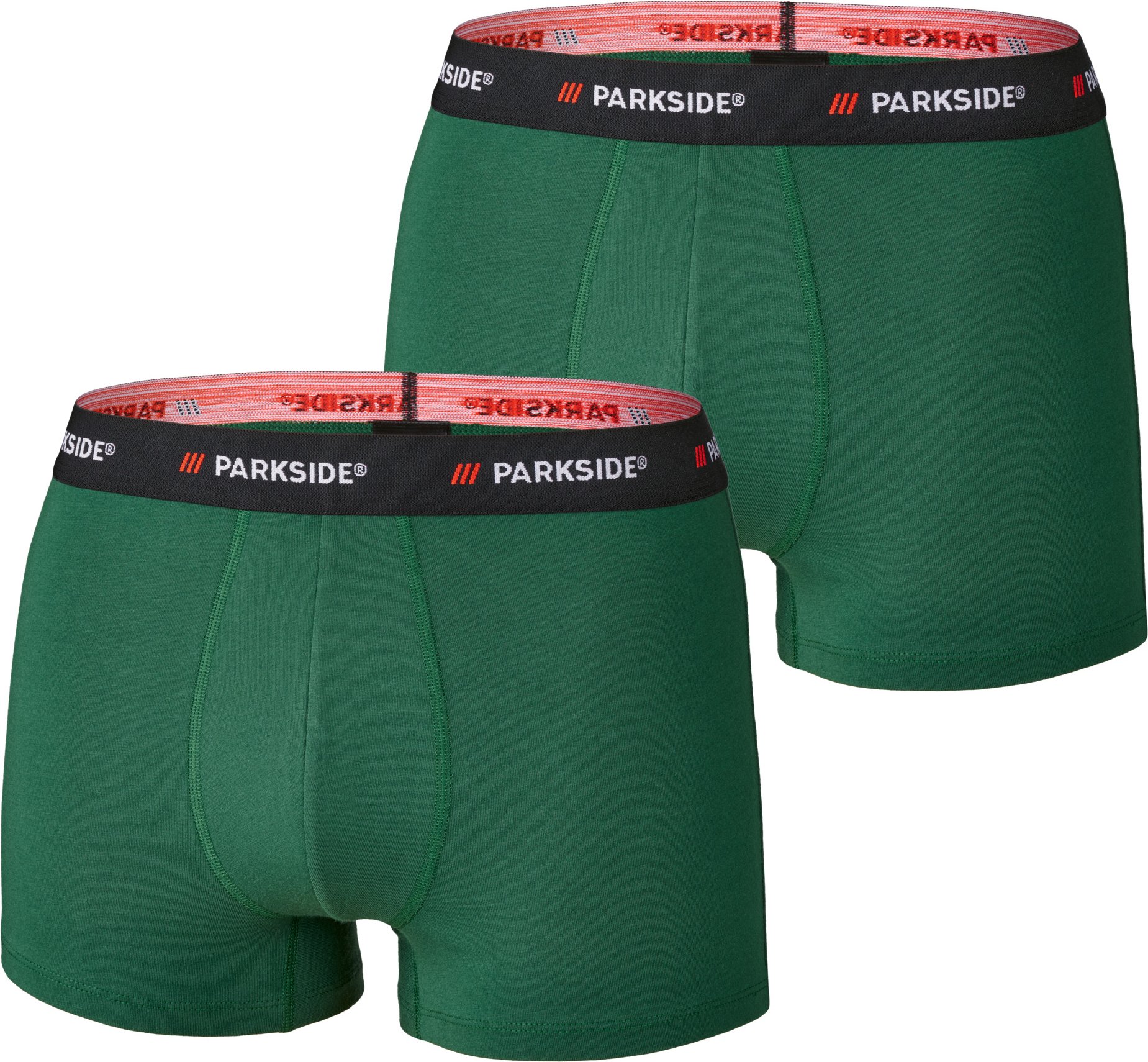 PARKSIDE® Herren Boxer, 2 Stück (Grün, 6/L)