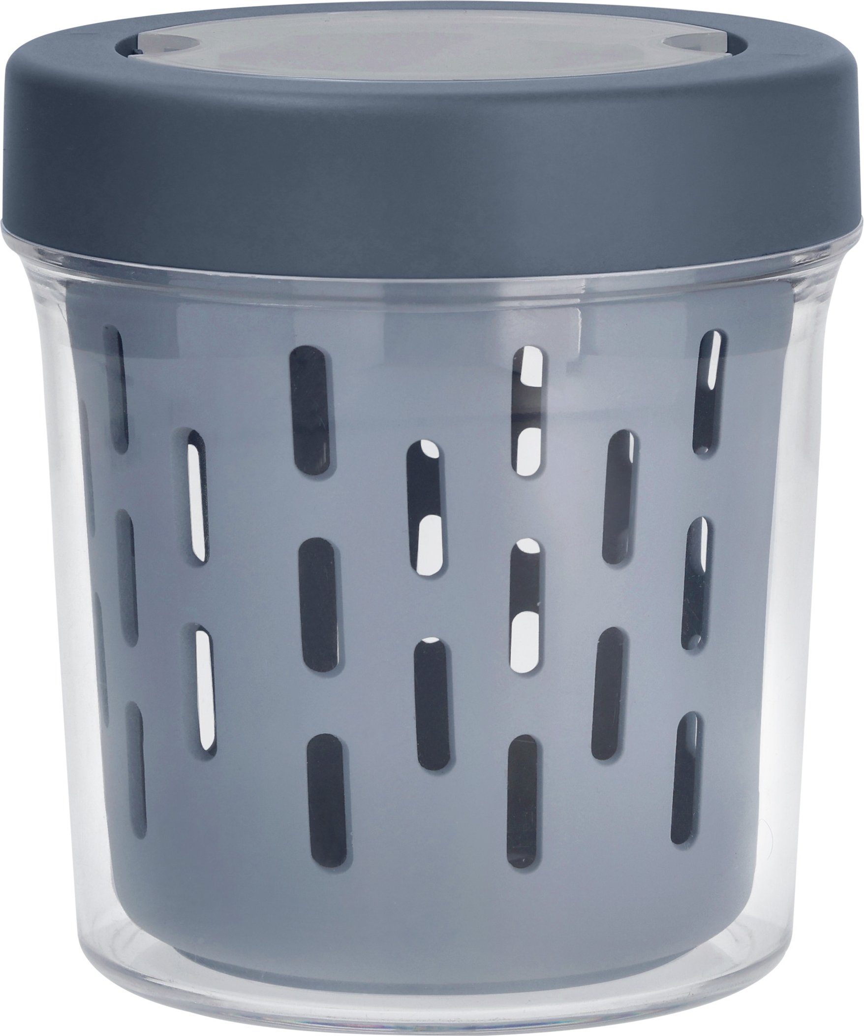 SILVERCREST® Frischhalteboxen mit Einsätzen und Besteck (Obstbox, Blau)